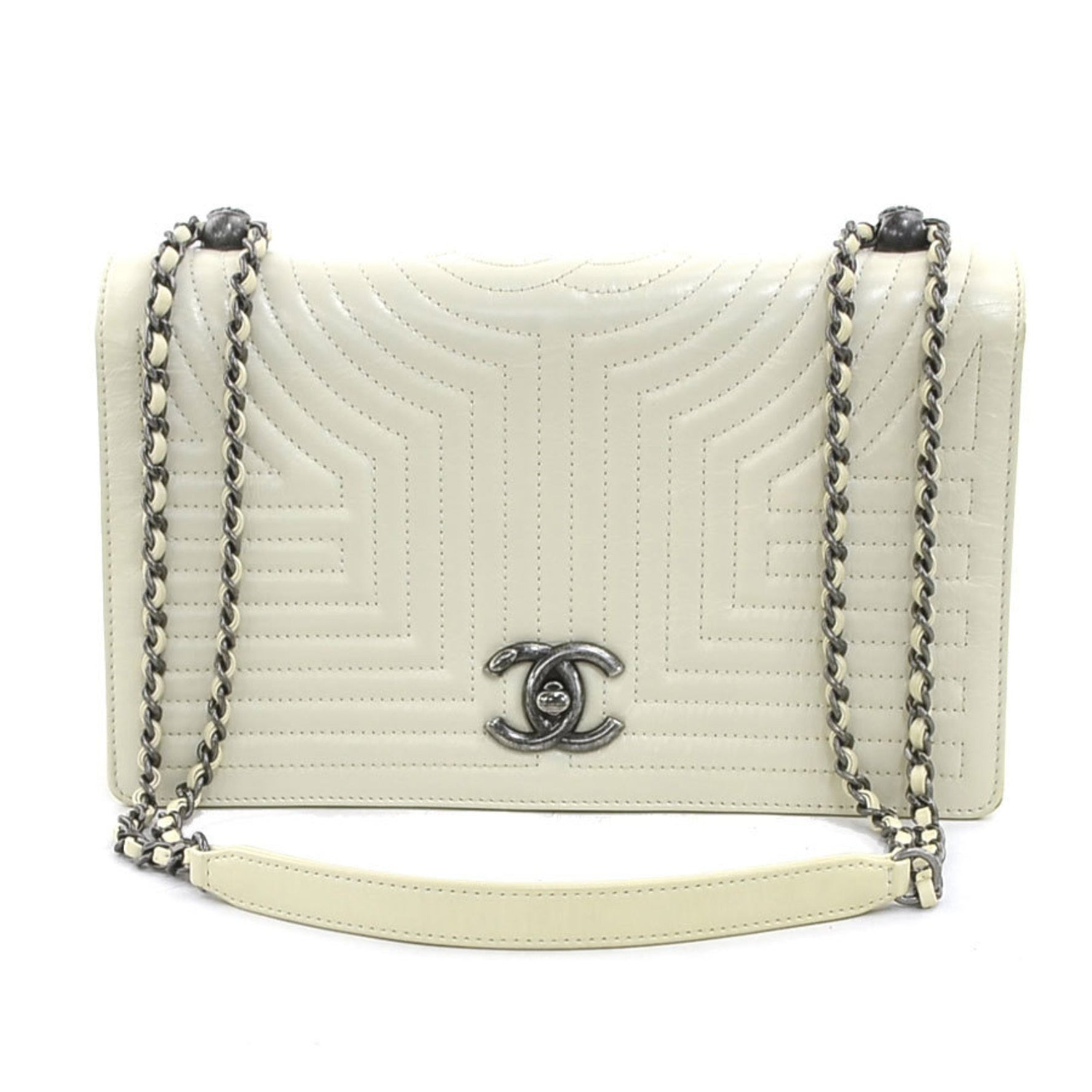 CHANEL Shoulder Bag Leather