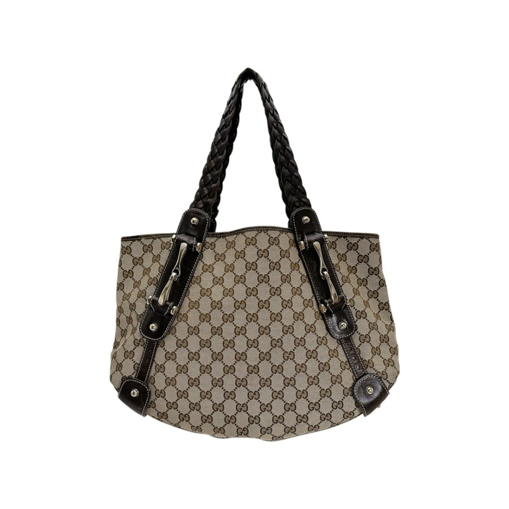 Gucci GG Canvas Tote Bag, Shoulder x Ebony