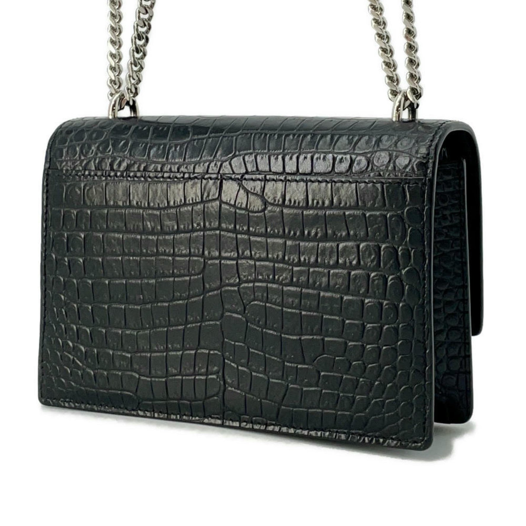 Saint Laurent Chain Wallet Sunset SAINT LAURENT PARIS YSL Black