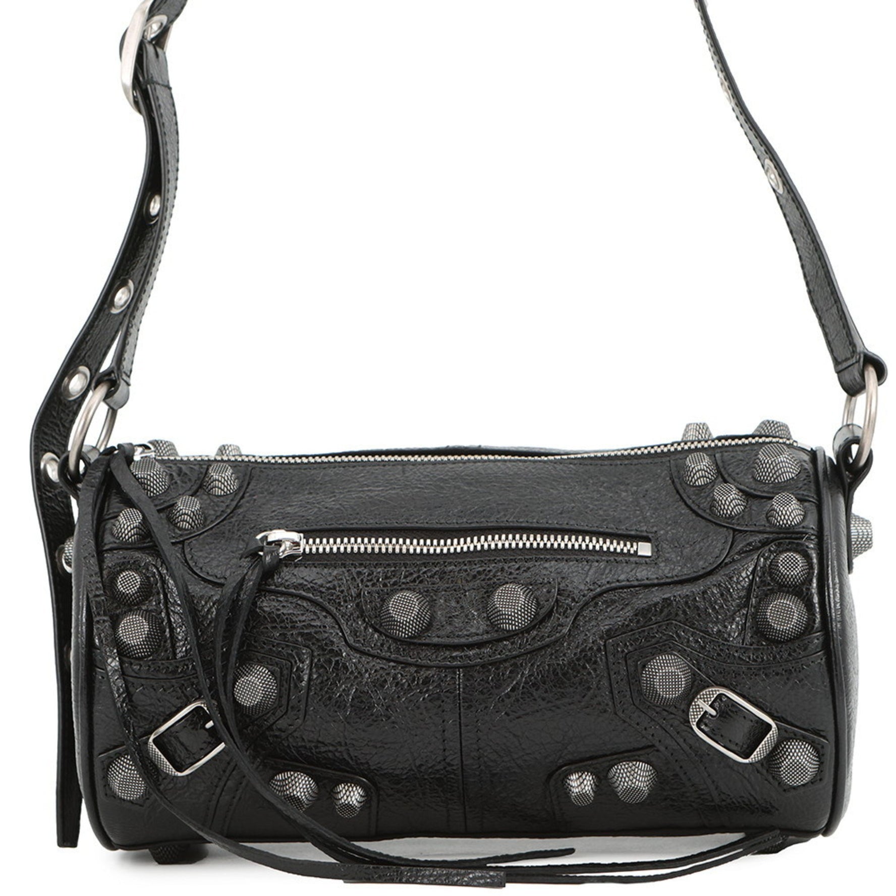 Balenciaga Lucagol Cylinder Leather Shoulder Bag