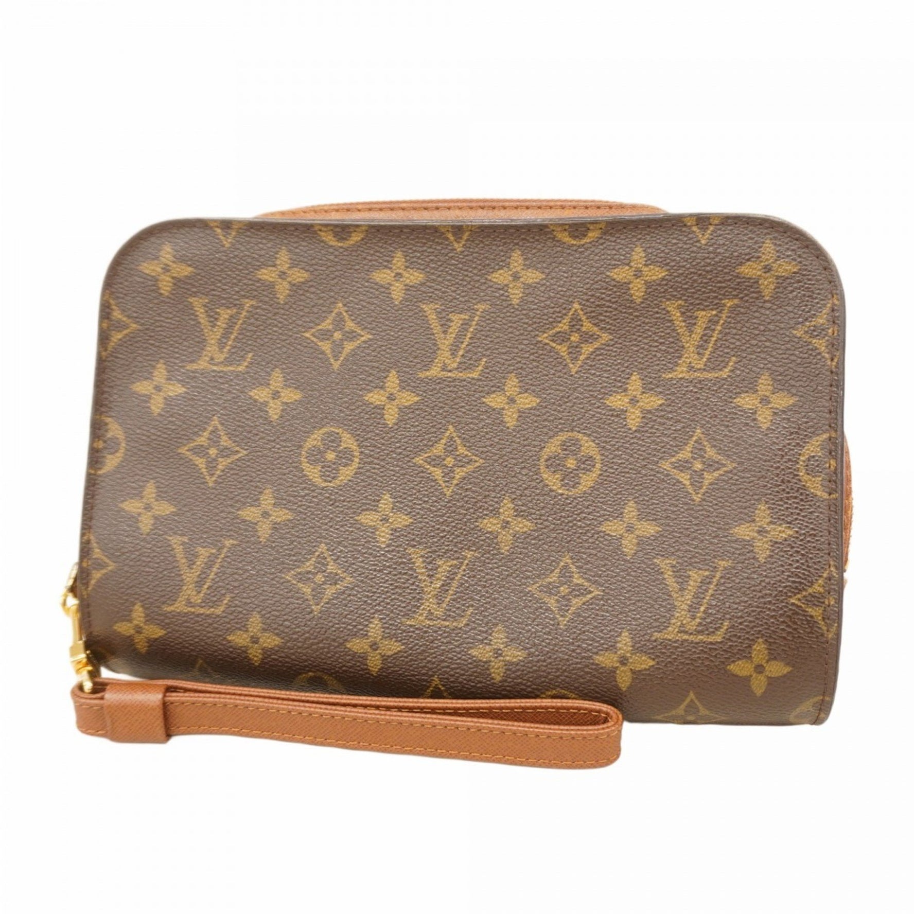 Louis Vuitton Monogram Orsay Clutch Bag M51790 Brown Men's