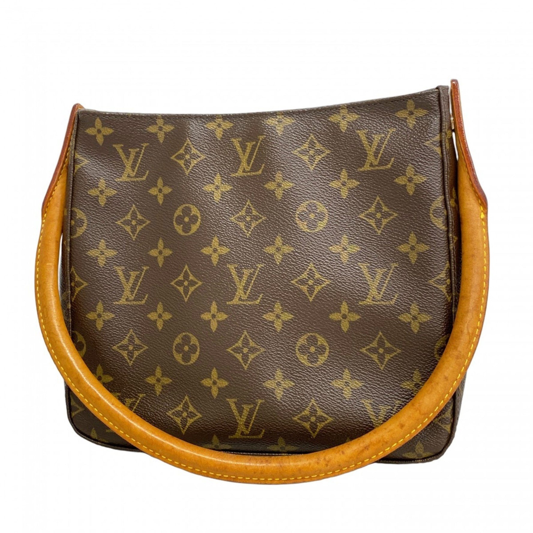 Louis Vuitton Monogram Looping MM Shoulder Bag M51146 Brown Women's