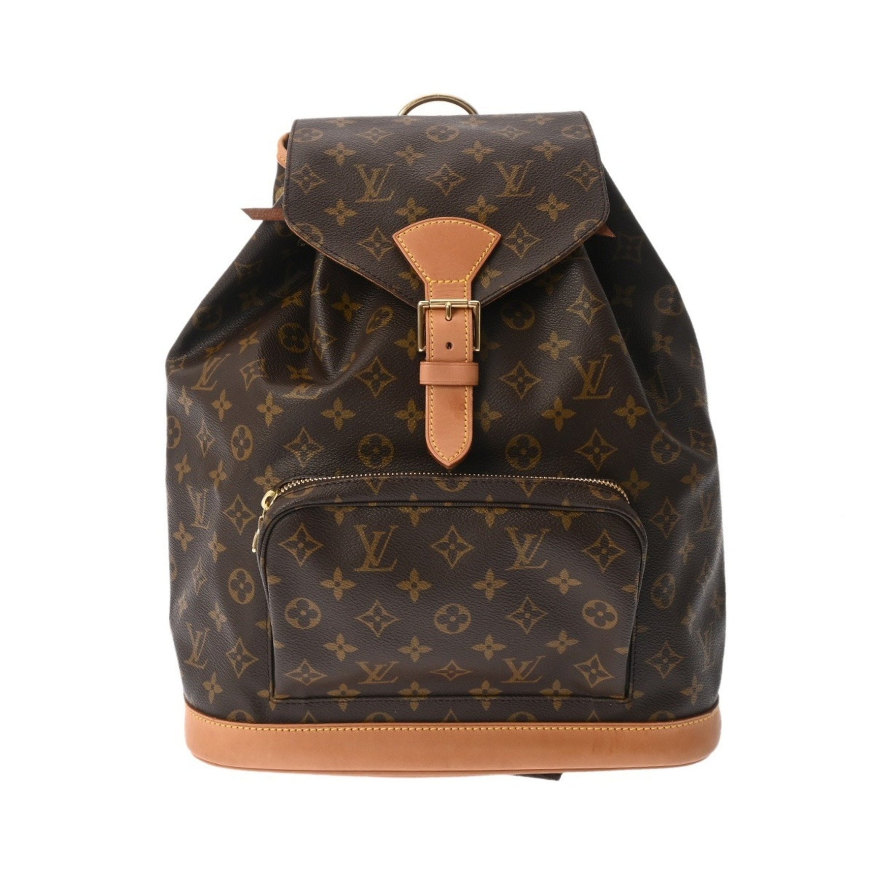 LOUIS VUITTON Monogram Montsouris GM Unisex Canvas Backpack/Daypack