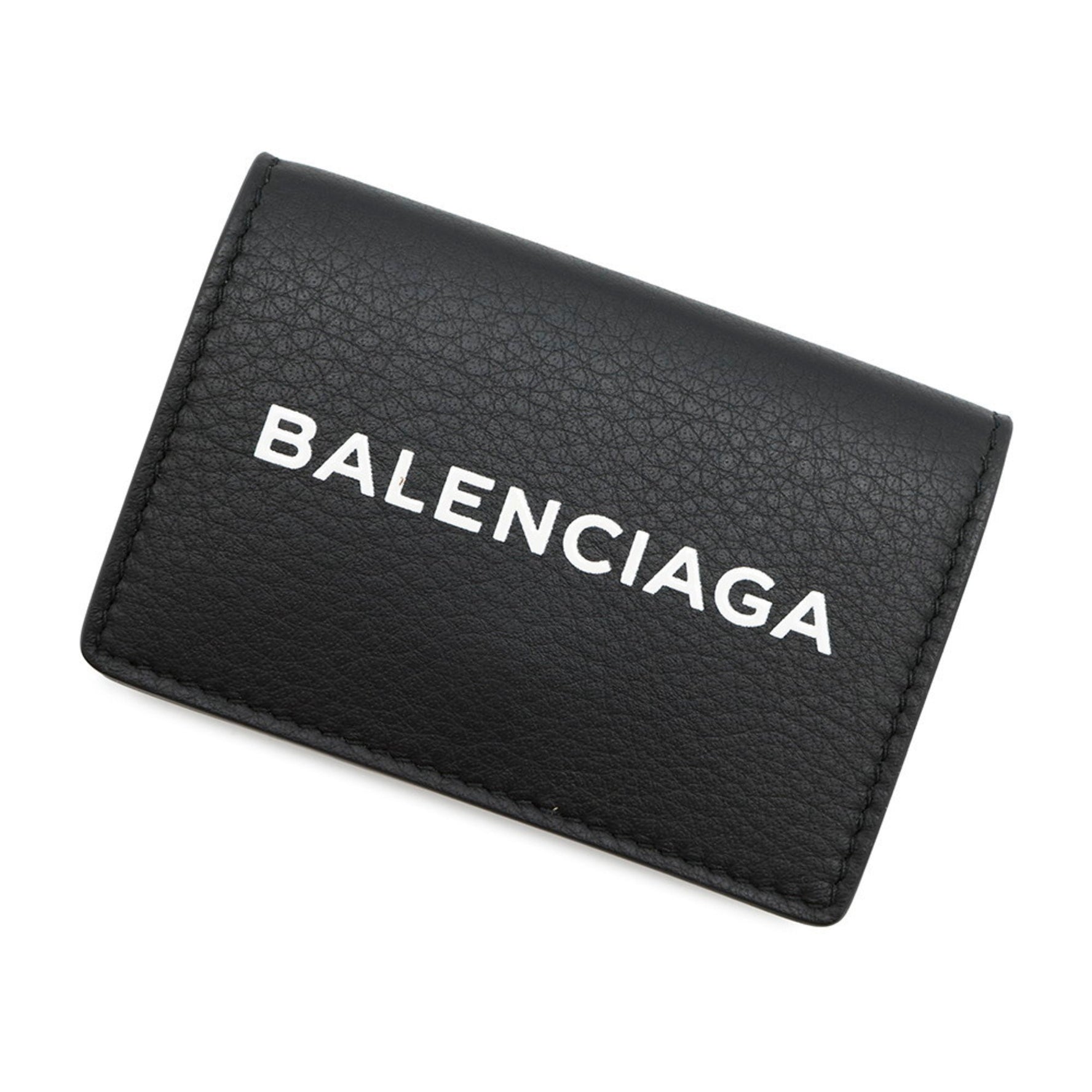 Balenciaga Everyday Tri-fold Wallet Black