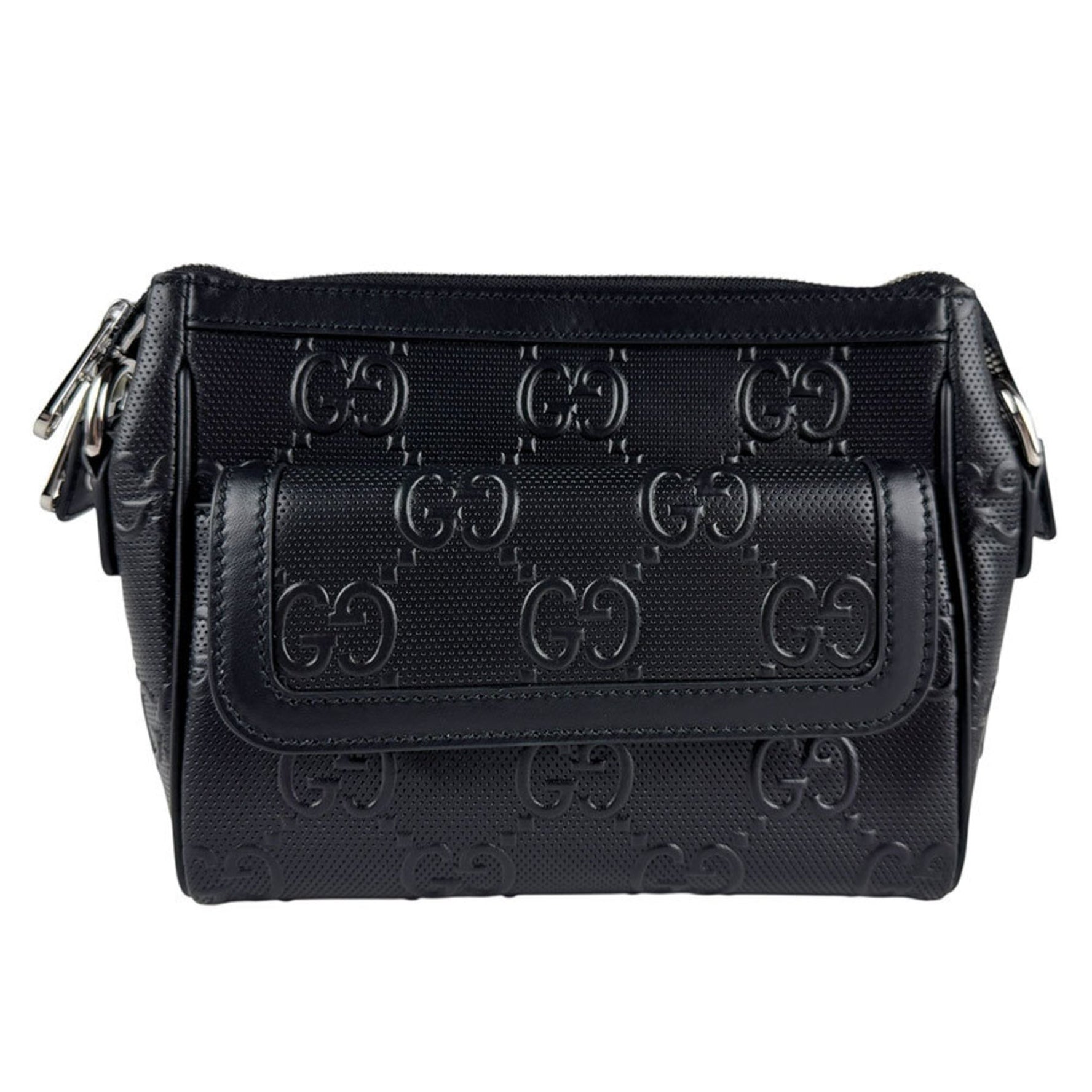 Gucci Men's Black Leather Clutch Bag z6596