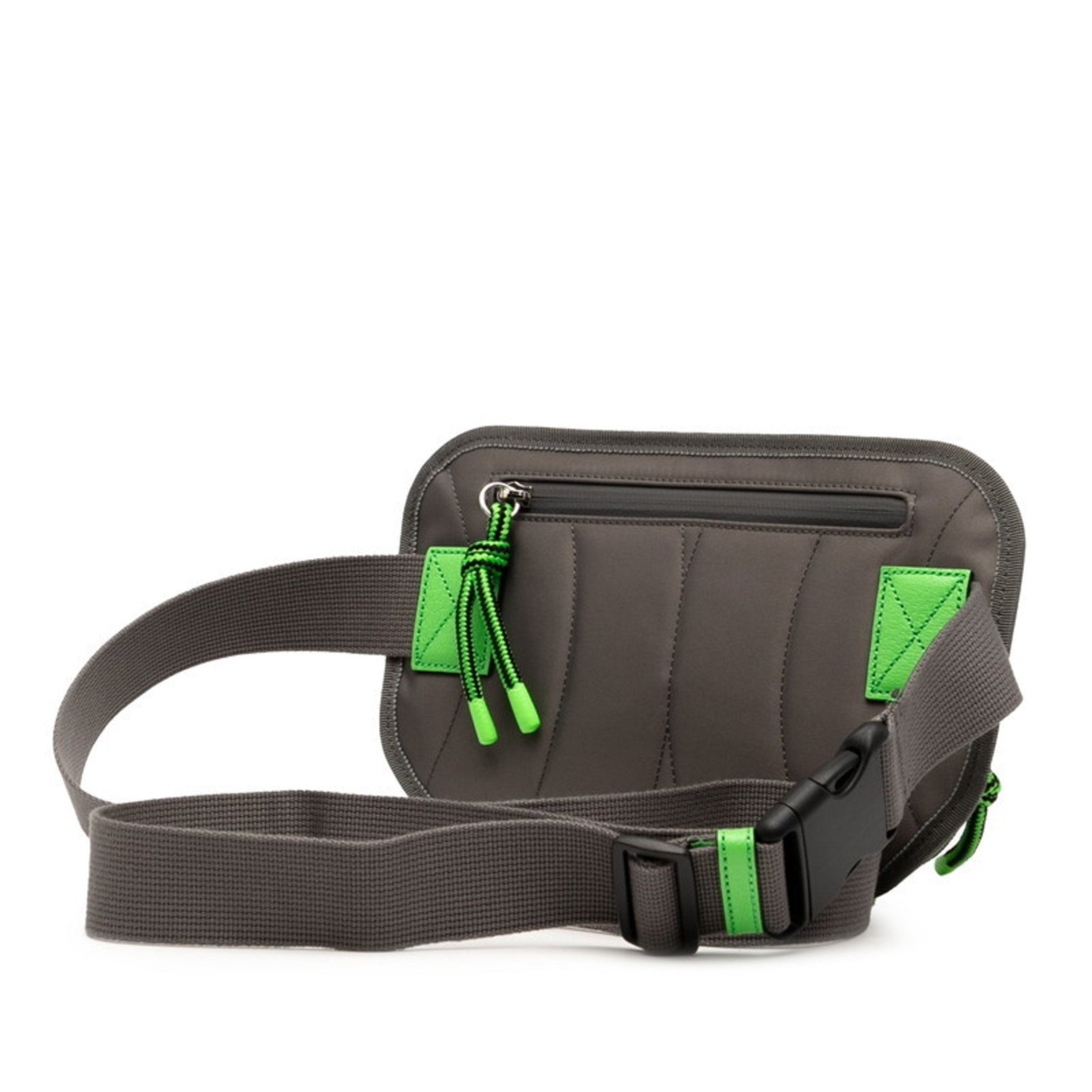 Gucci GG Nylon Body Bag/Waist Bag Gray, Red, Green, Nylon, Rubber