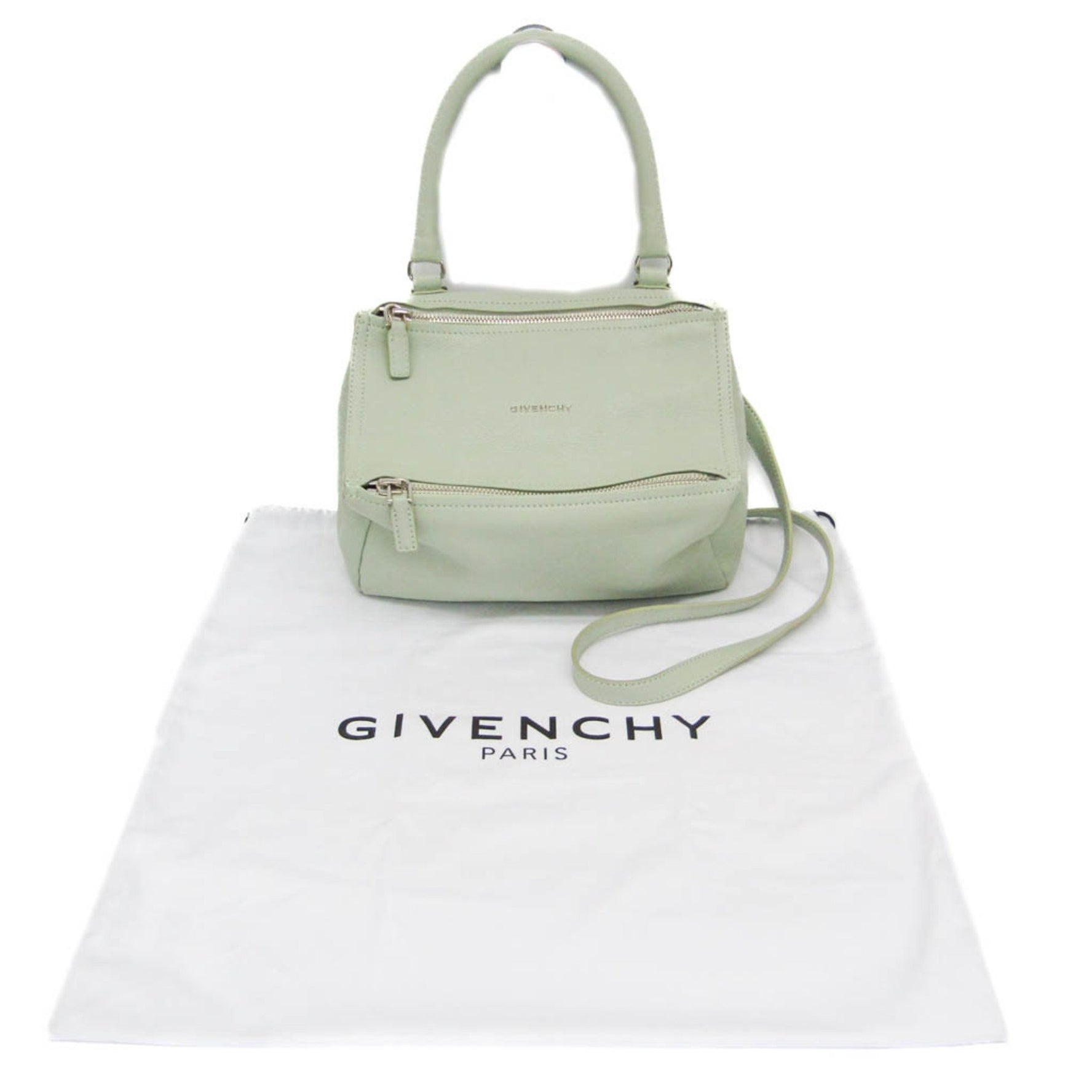 Givenchy Pandora Small Leather Handbag,Shoulder Bag Light Green