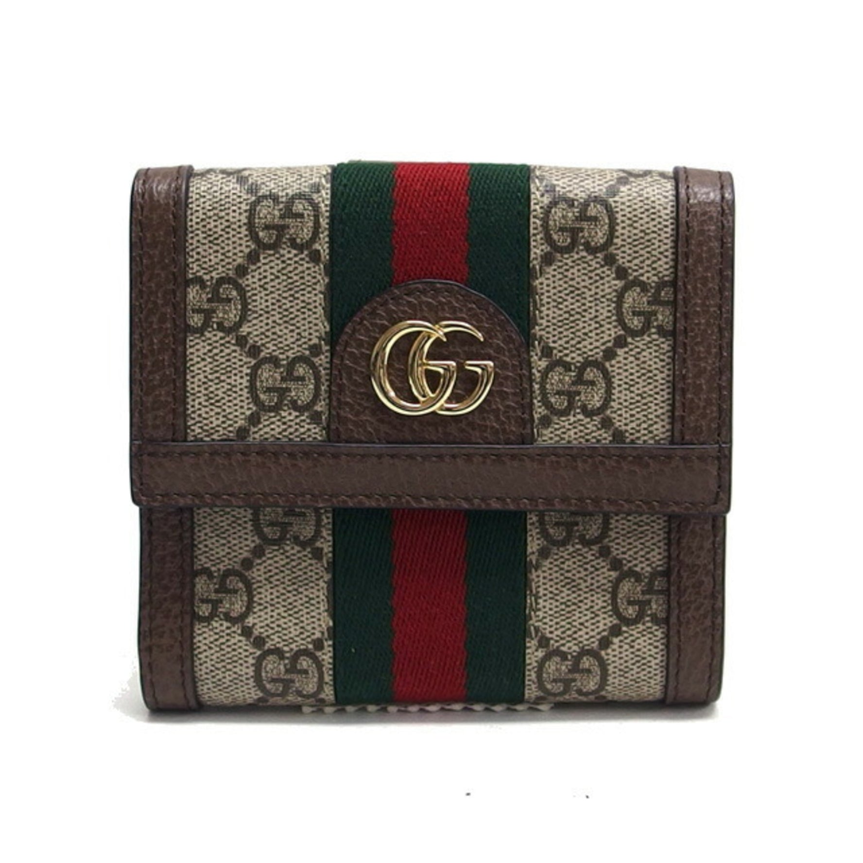 Gucci Bi-fold Compact Wallet Ophidia GG Supreme
