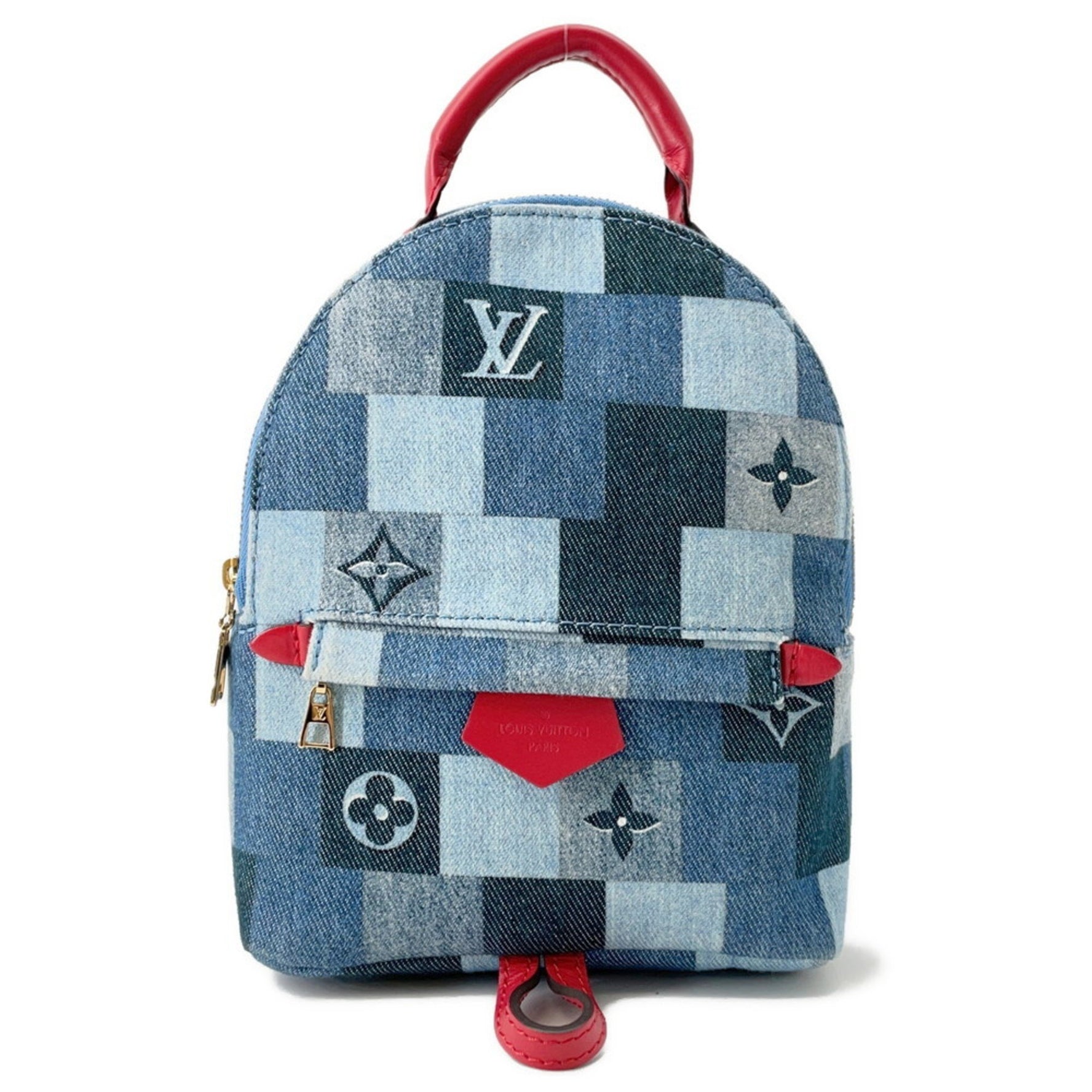 Louis Vuitton Backpack Monogram Denim Palm Springs MINI