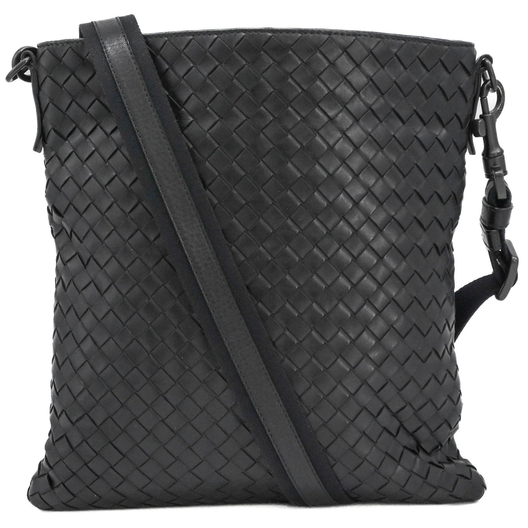 BOTTEGA VENETA Intrecciato Shoulder Bag in Leather