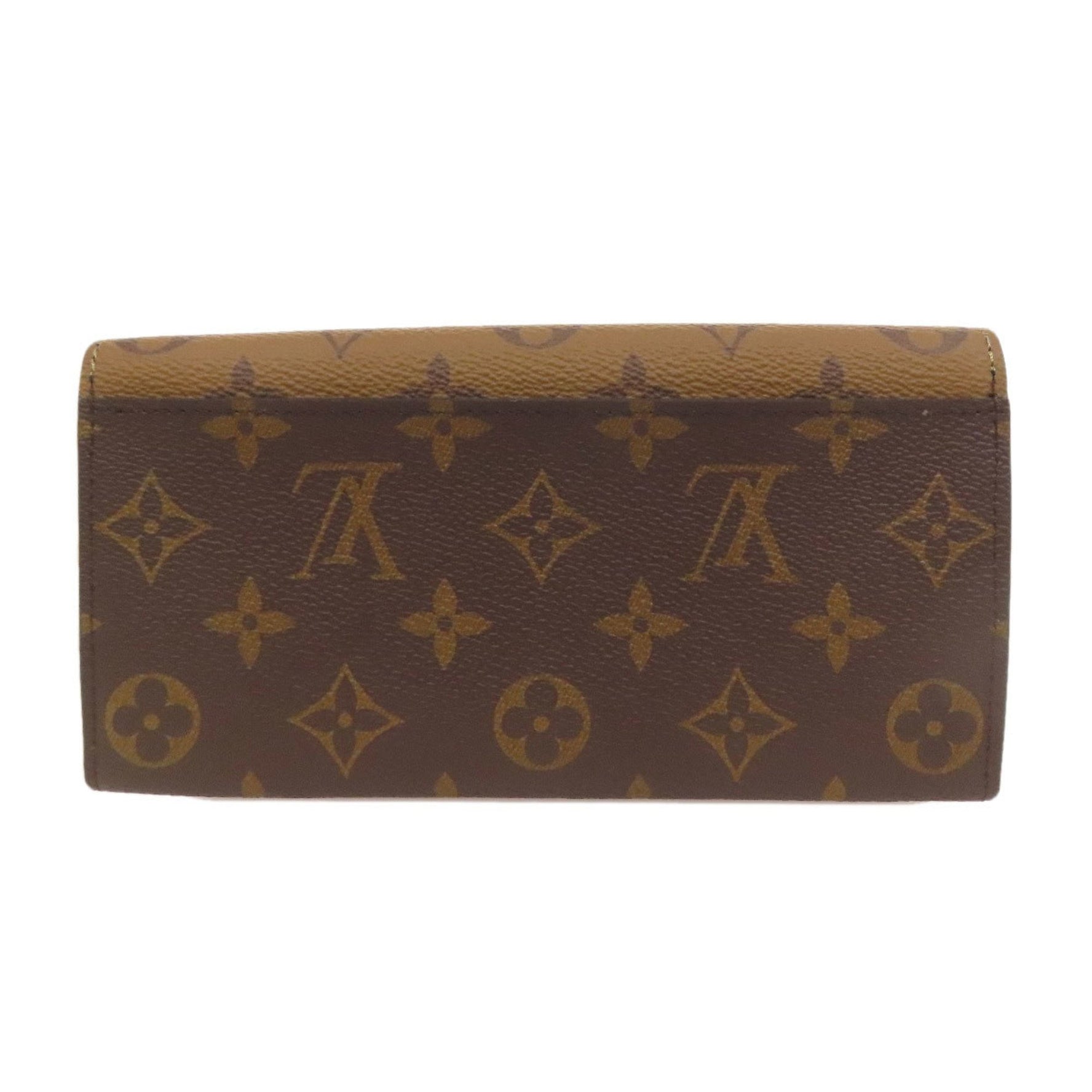 Louis Vuitton Portefeuille Emily Long Wallet Monogram Reverse LOUIS VUITTON