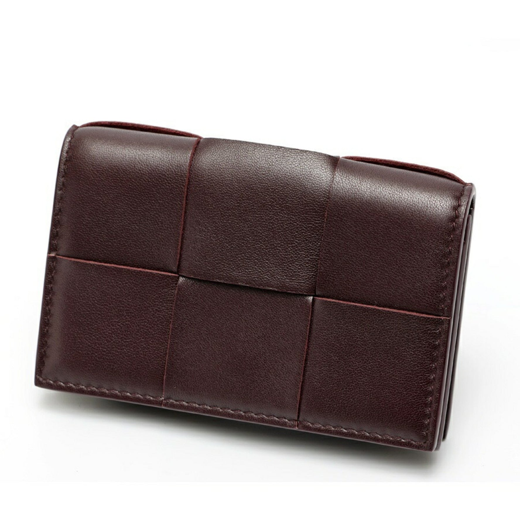 Bottega Veneta Cassette Card Case Intrecciato Leather
