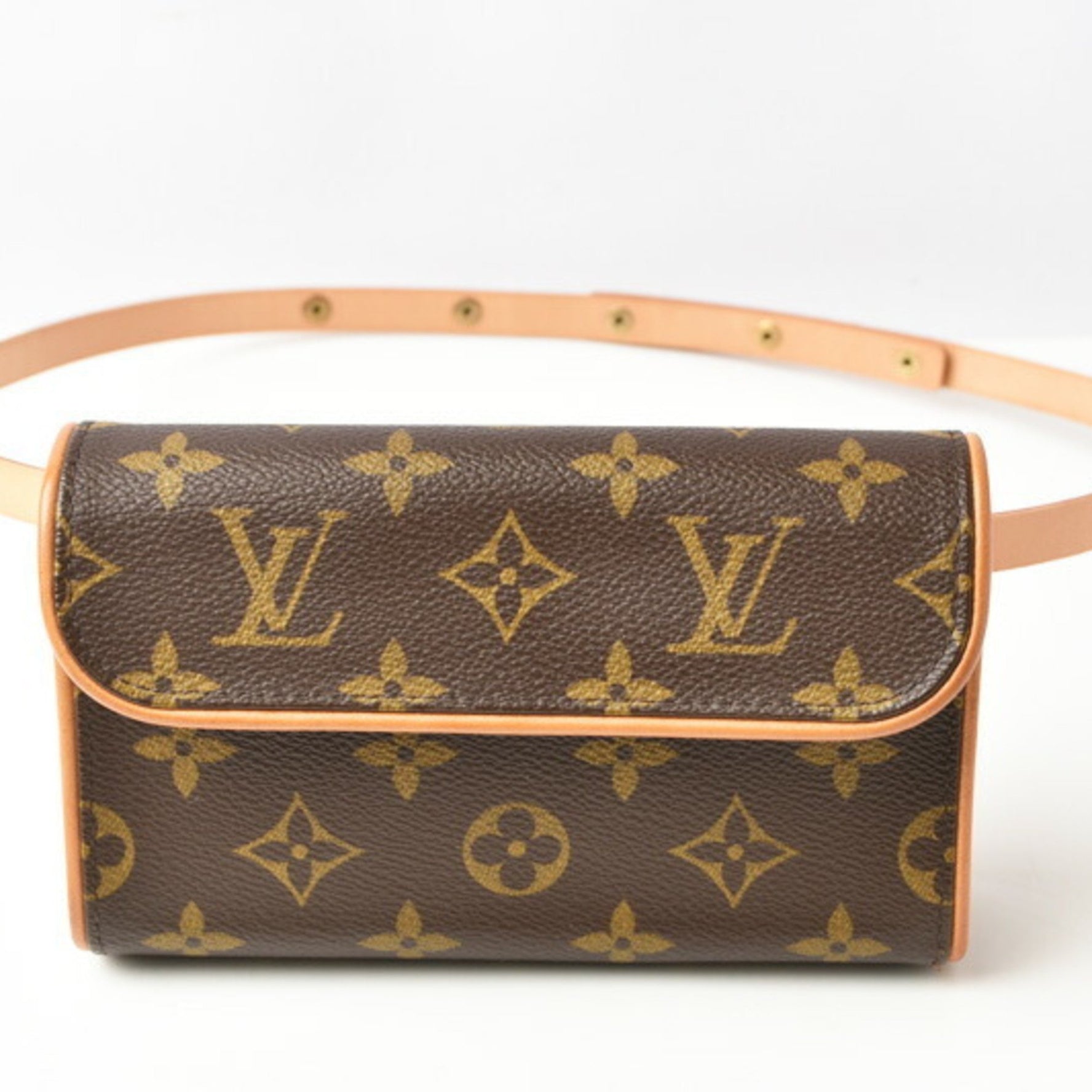 Louis Vuitton Waist Bag/Pouch/Pochette/ Pochette Florentine Belt XS Size Set (sold separately) Monogram