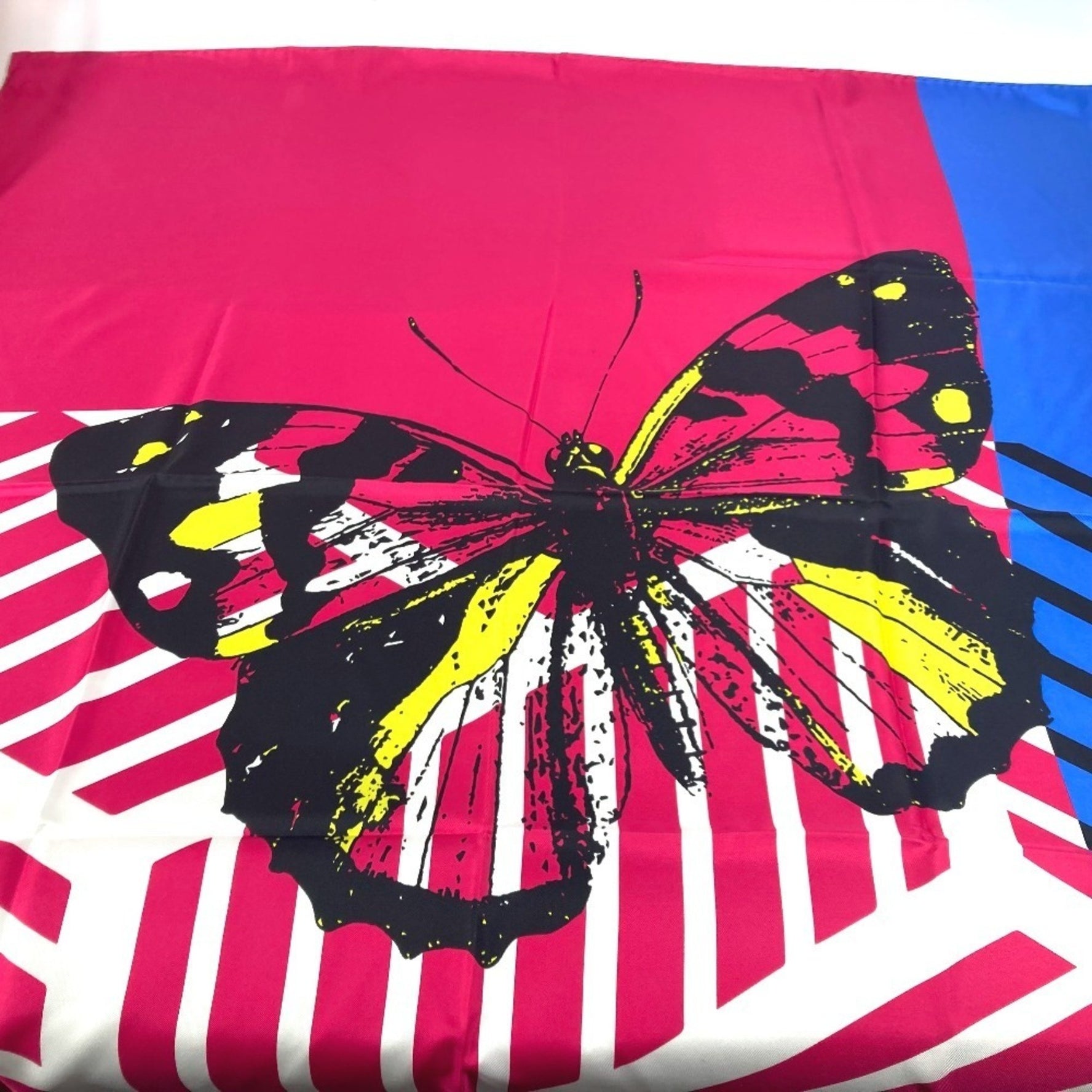 Christian Dior Dior Butterfly Scarf Silk Pink