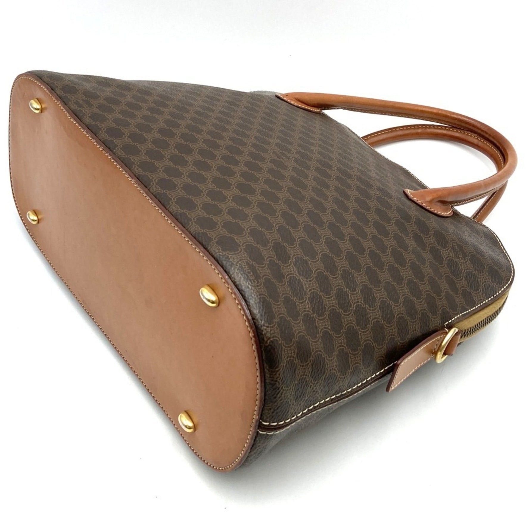 CELINE Handbag in Macadam Leather