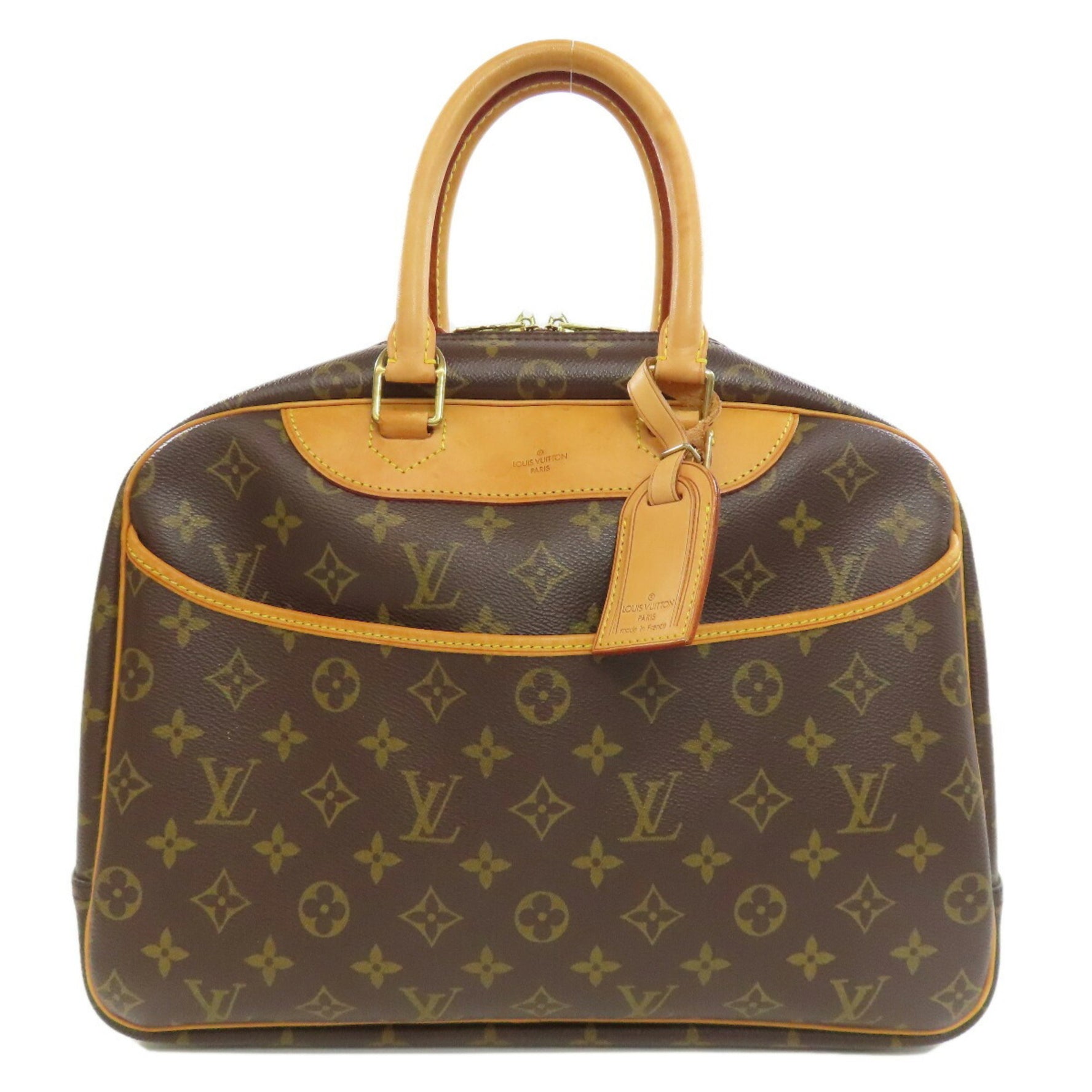 Louis Vuitton Deauville Handbag Canvas LOUIS VUITTON
