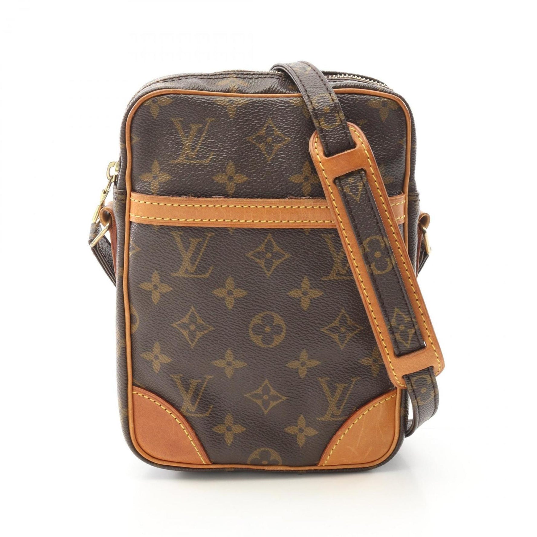 Louis Vuitton Danube Shoulder Bag, PVC-Coated Canvas and Leather, Monogram