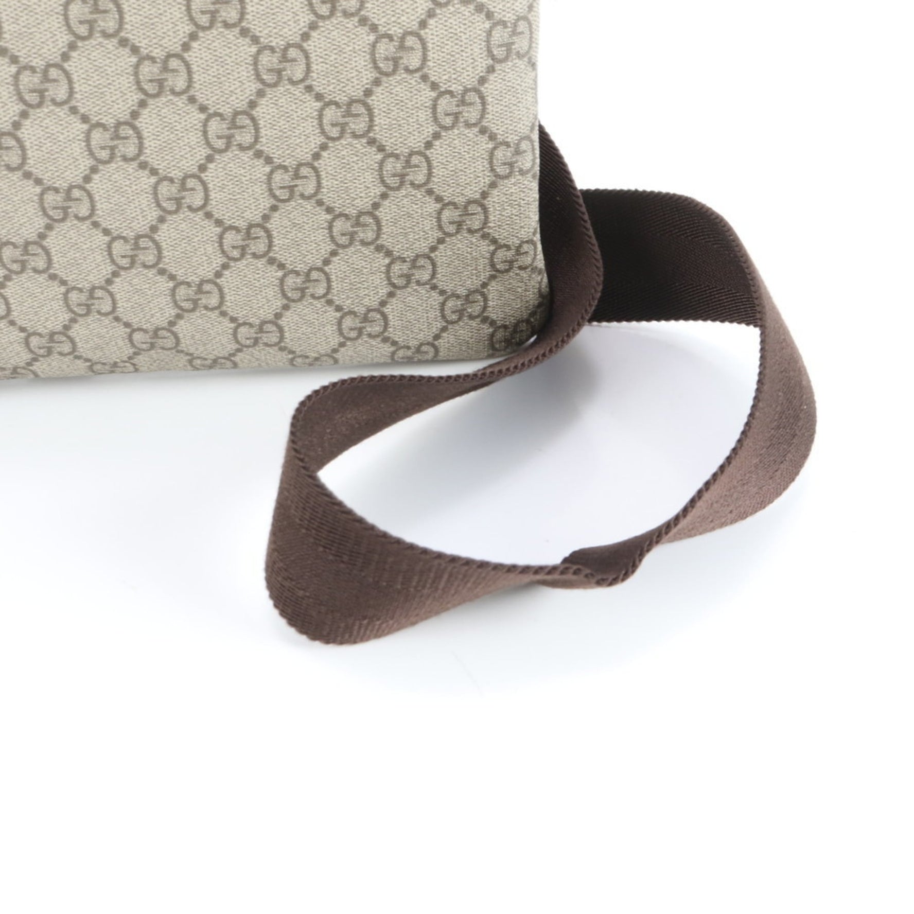 Gucci GG Supreme Leather Messenger Bag, Brown