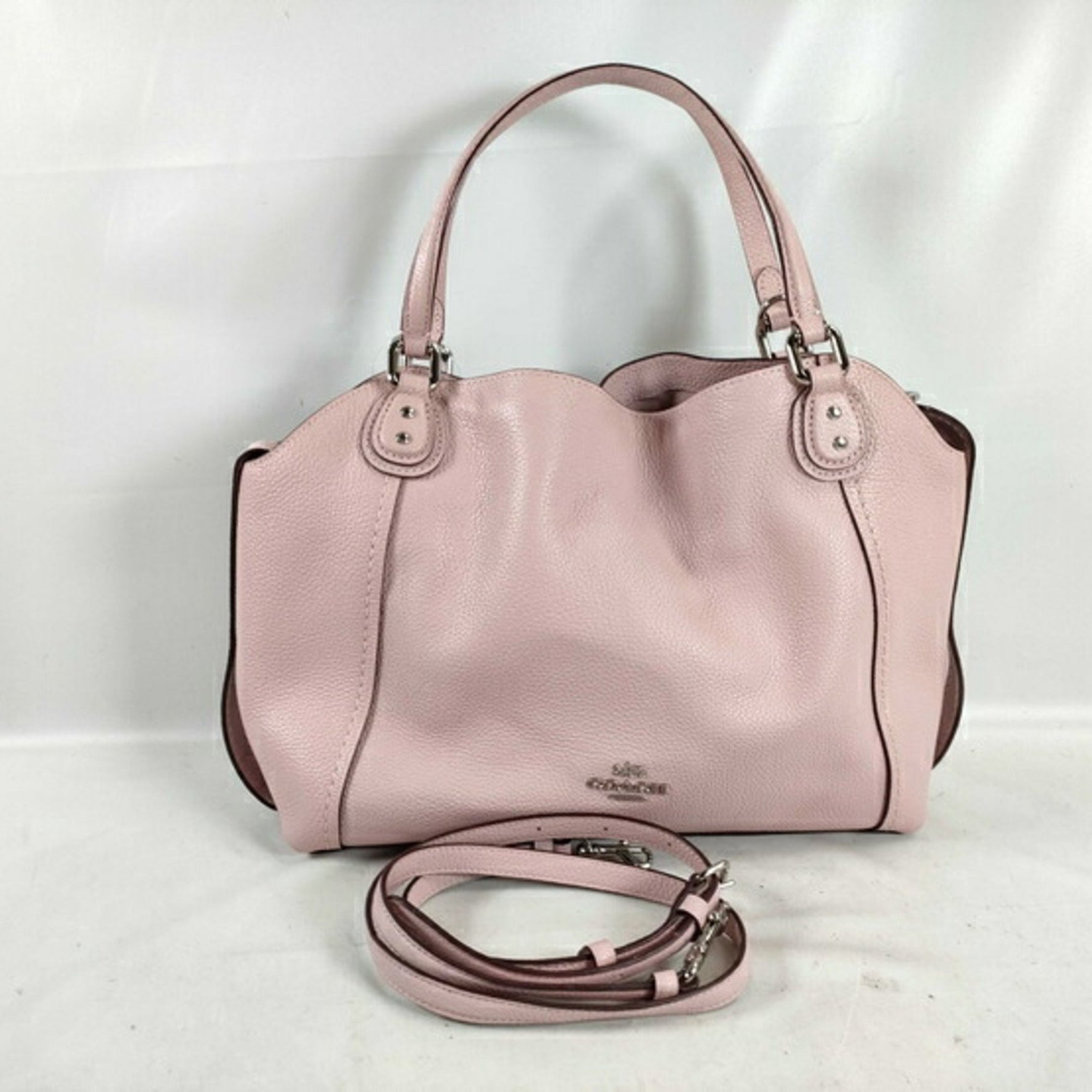 COACH Handbag Edie 28 Tote Bag Leather Shoulder