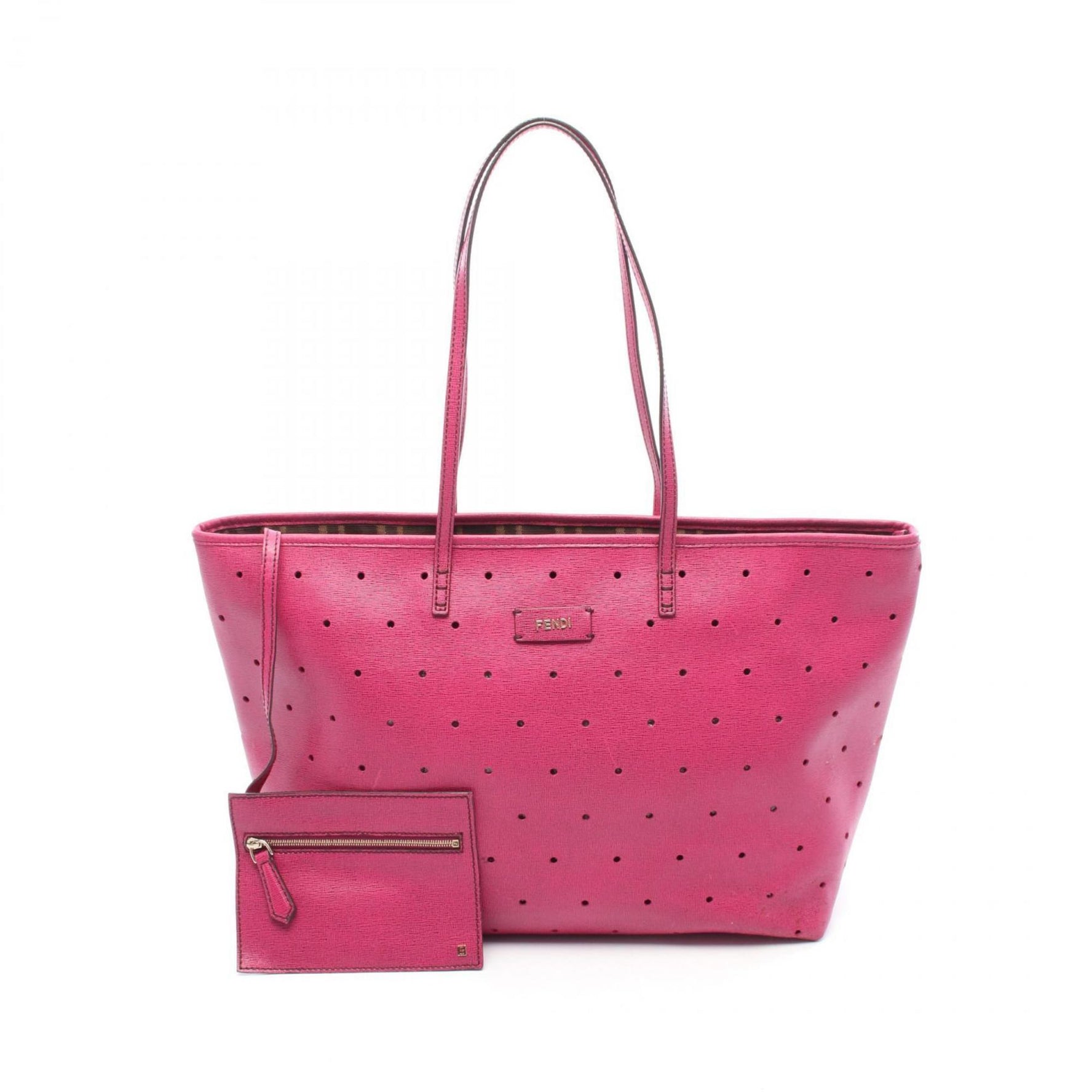 Fendi Coated Canvas Tote Bag