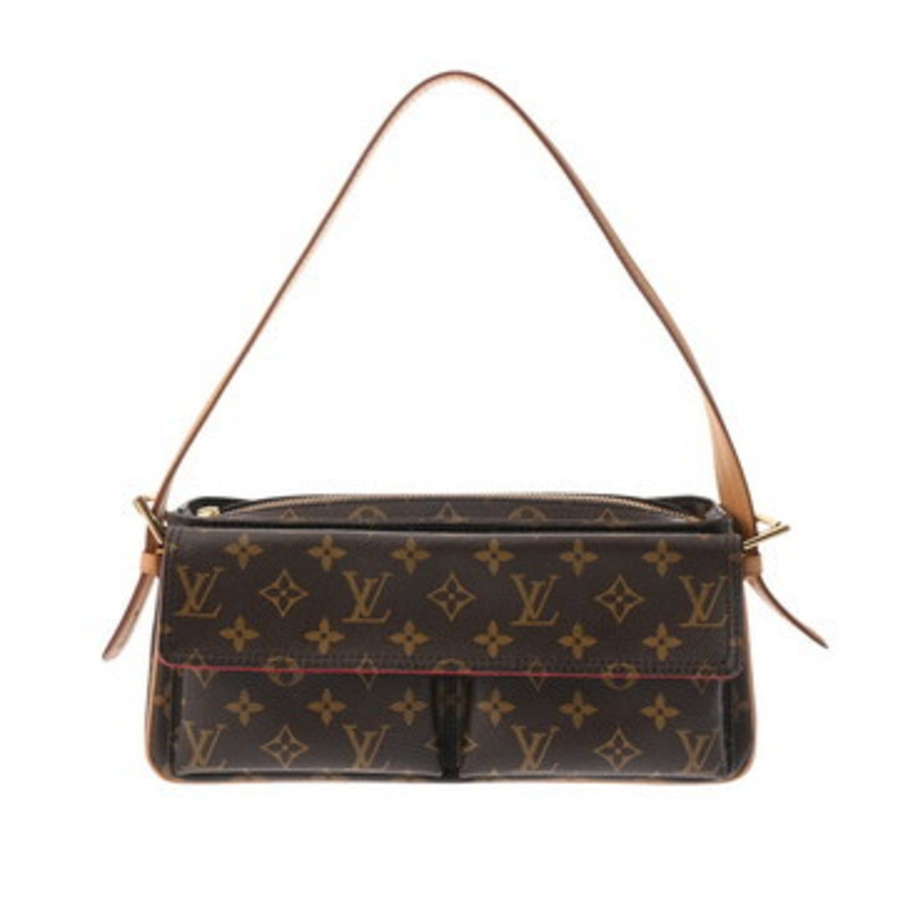 LOUIS VUITTON Monogram Viva Cite MM Canvas Shoulder Bag