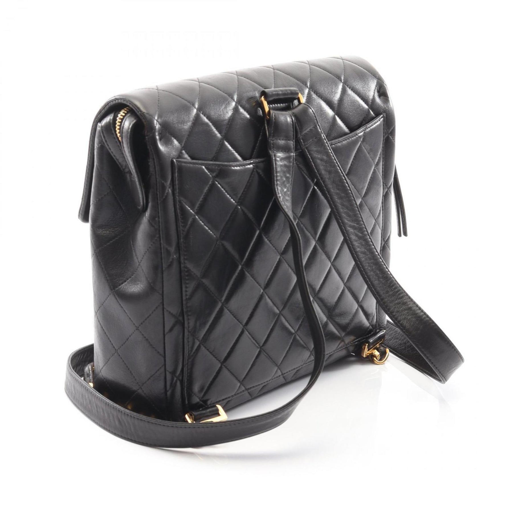 CHANEL Matelasse Backpack Bag in Lambskin Leather