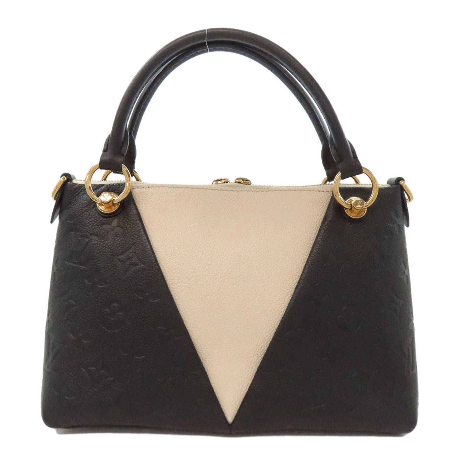 Louis Vuitton V Tote BB Handbag Empreinte LOUIS VUITTON