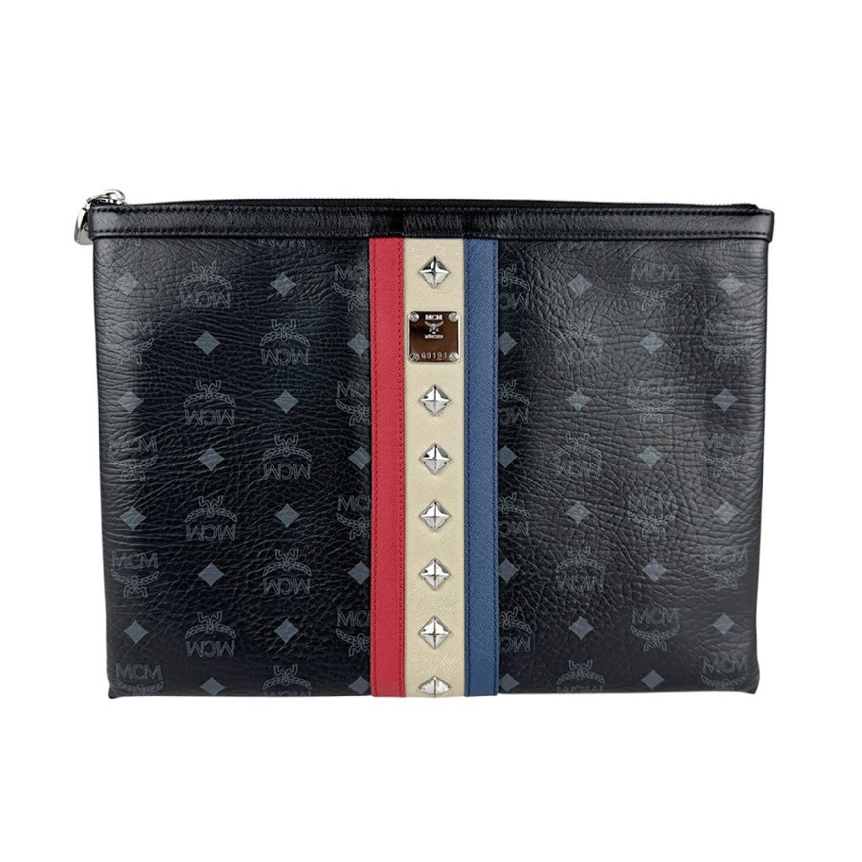 MCM LOVELESS collaboration clutch bag in leather