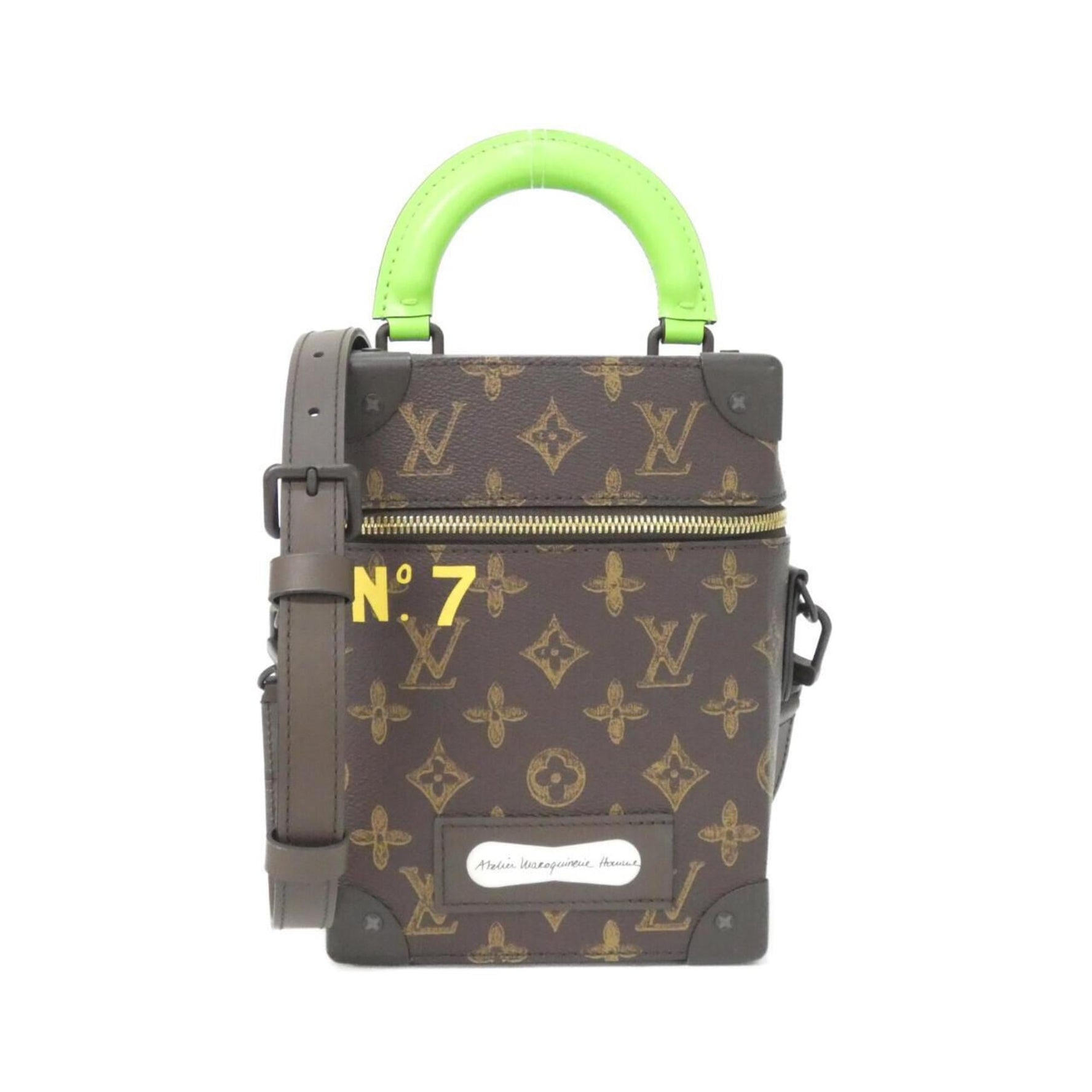 Louis Vuitton Monogram (No. 7) Vertical Box Trunk Handbag