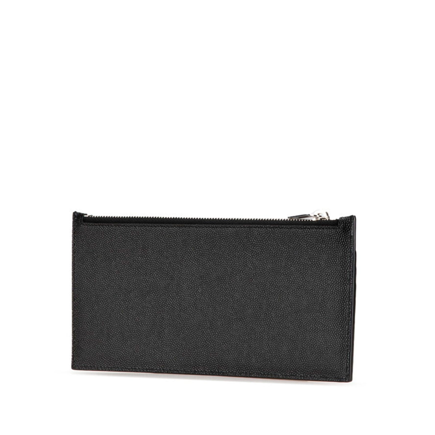 Saint Laurent Card Case Coin Black Leather Men's SAINT LAURENT