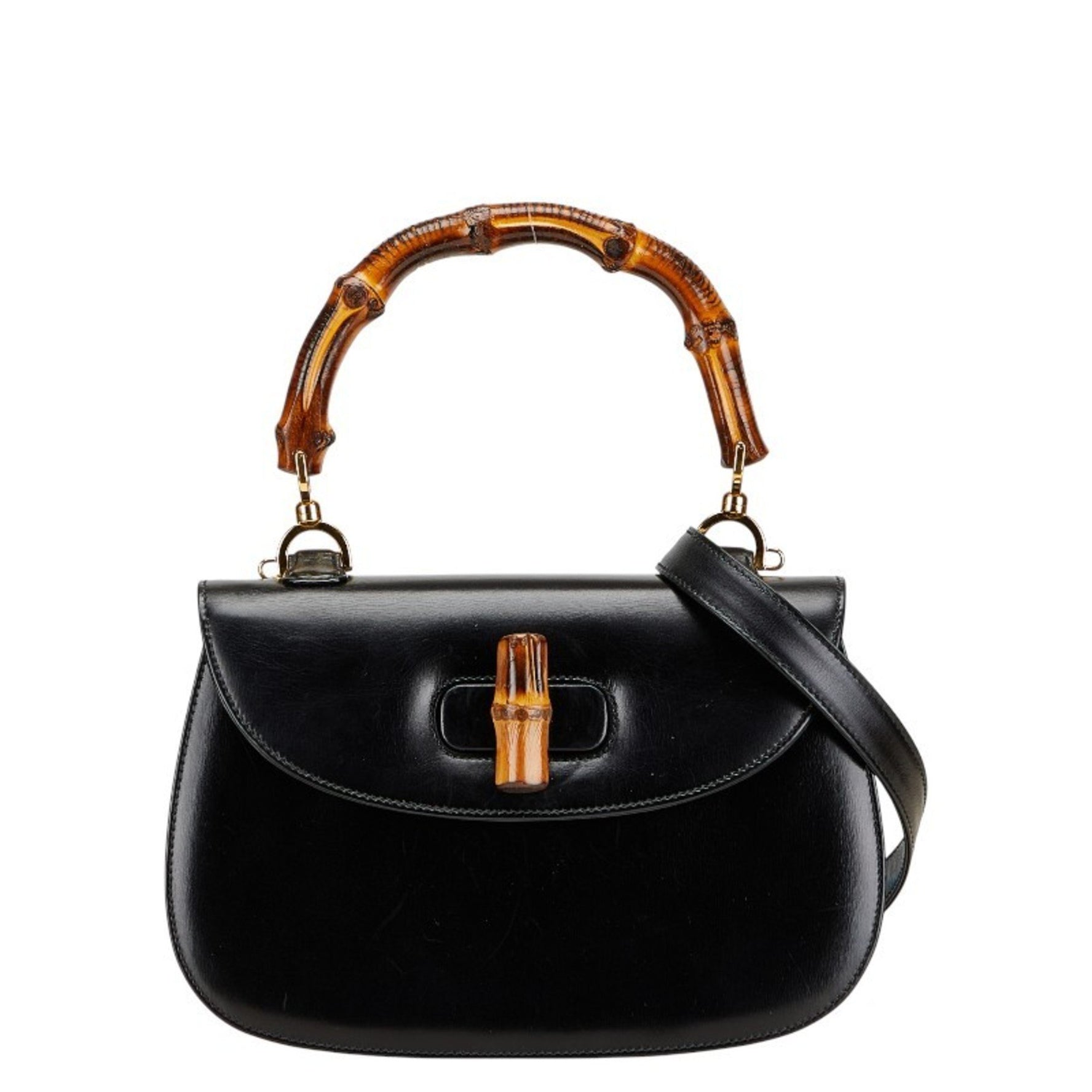 Gucci Bamboo Handbag/Shoulder Bag 000 1227 Leather