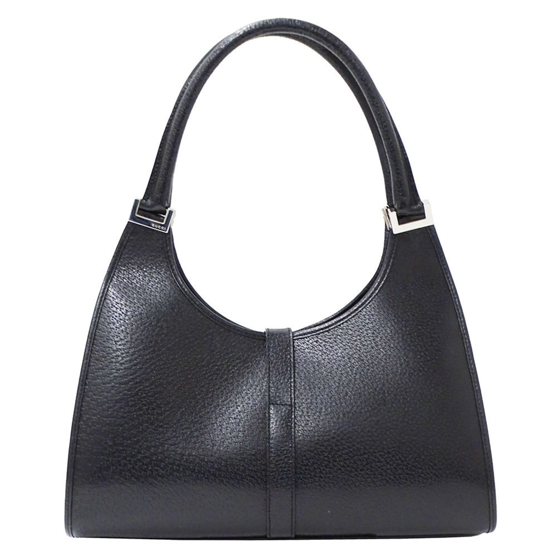 Gucci Jackie Leather Handbag in (002-1067), a simple, plain design .