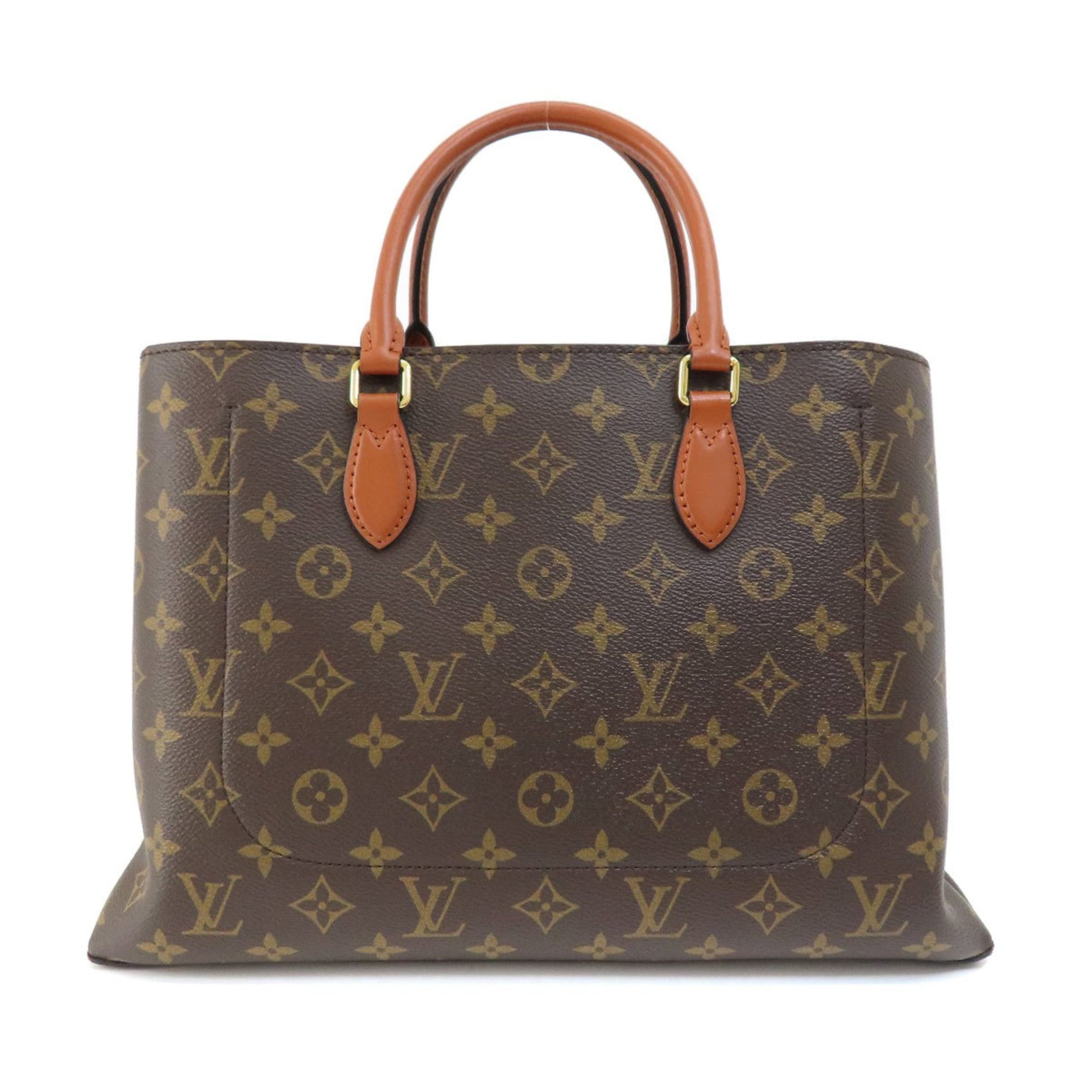 Louis Vuitton Flower Tote Handbag Canvas