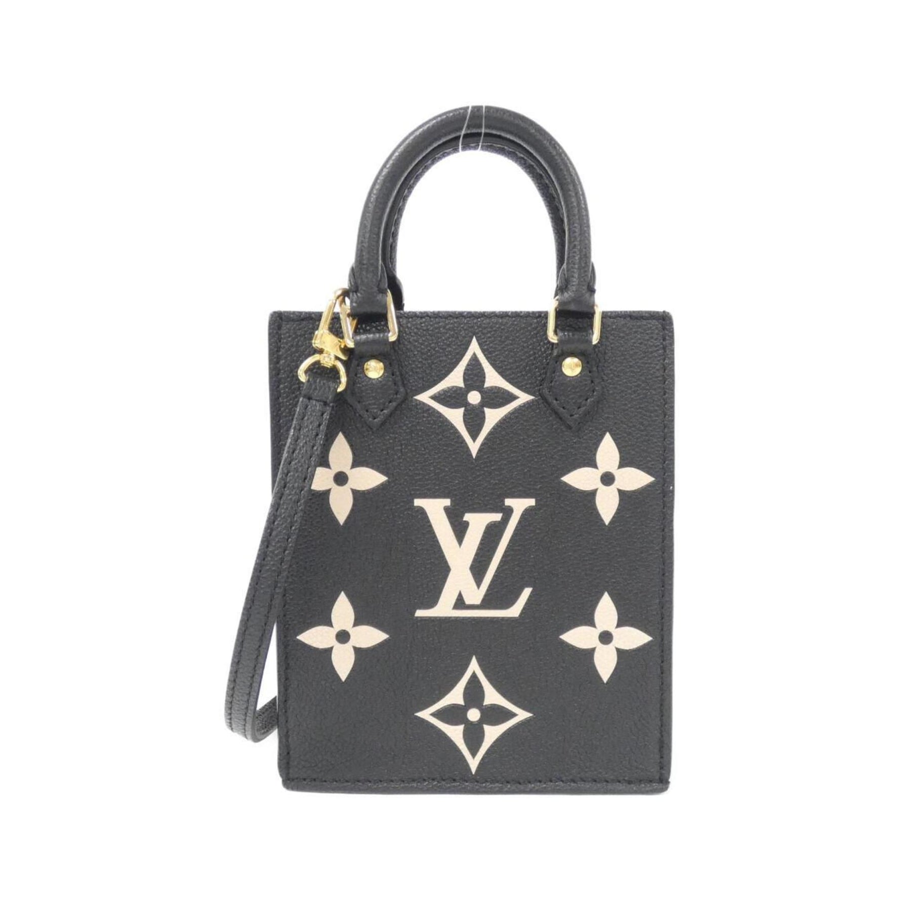 Louis Vuitton Bicolor Monogram Empreinte Petite Sac Plat Handbag
