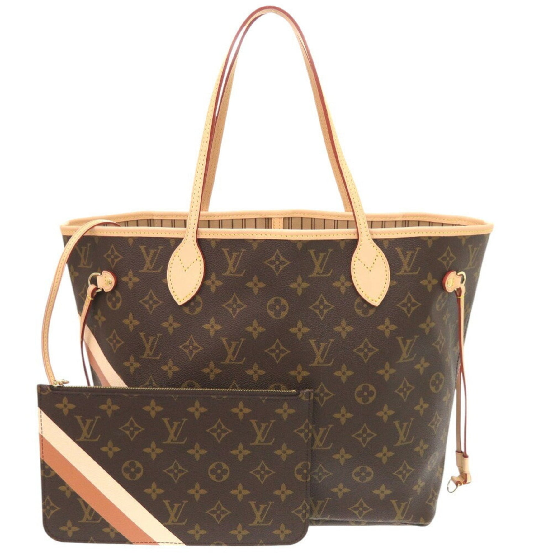Unused Louis Vuitton Neverfull MM Mon Monogram Tote Bag in Camel Quartz LV 0668 LOUIS VUITTON