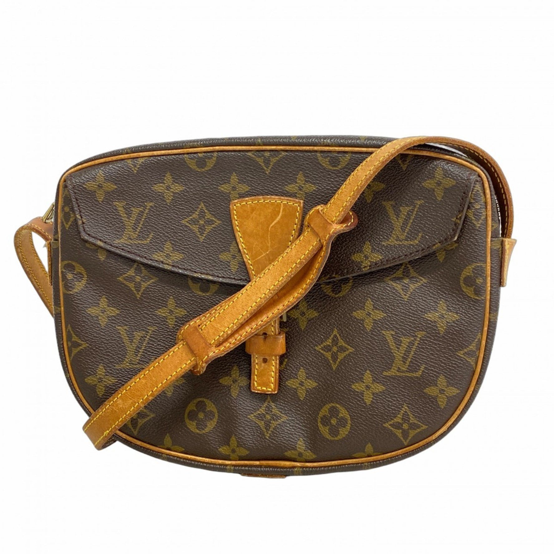 Louis Vuitton Monogram Jeune Fille MM Shoulder Bag M51226 Brown Women's