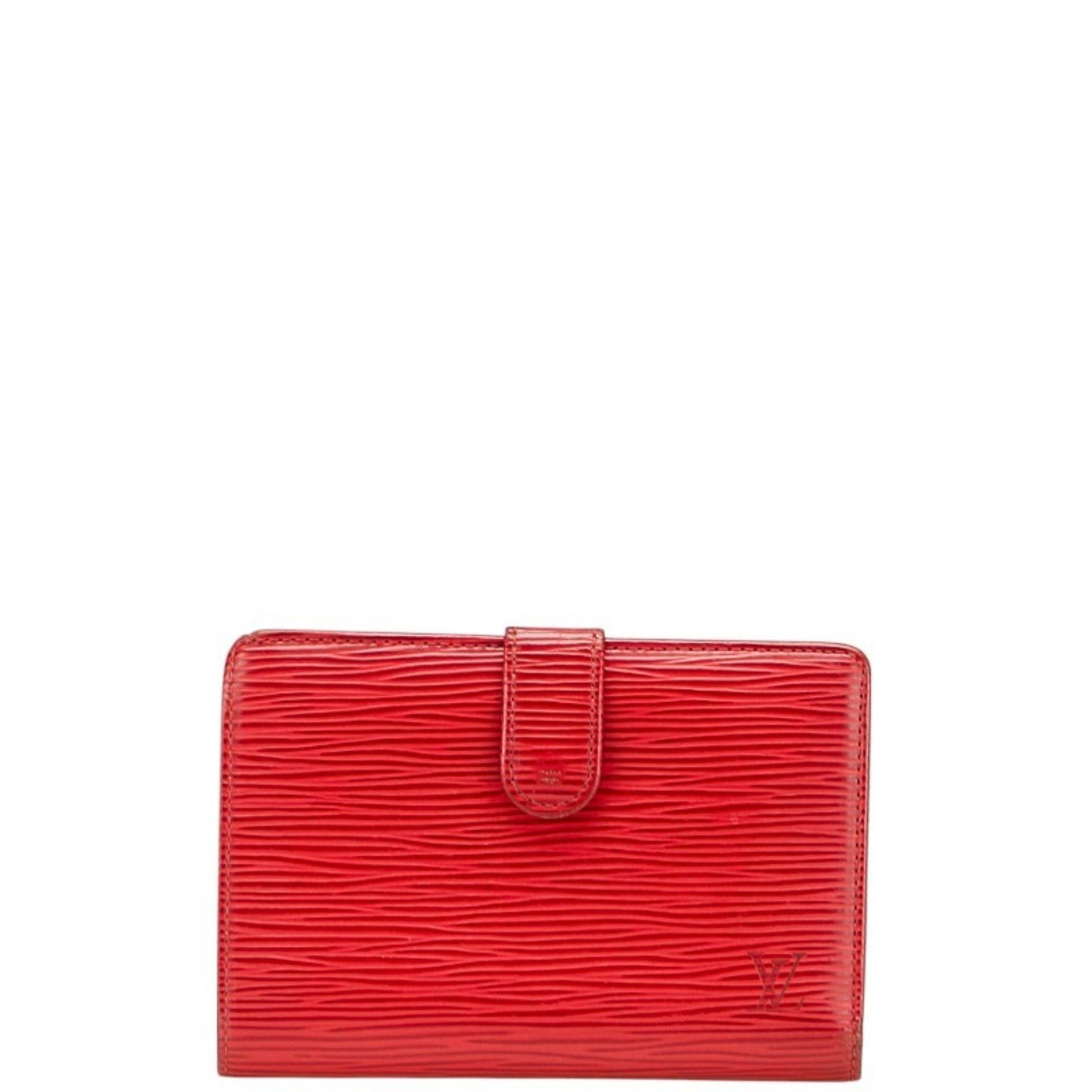 Louis Vuitton Epi Portefeuille Viennois Bifold Wallet Castilian Red Leather LOUIS VUITTON