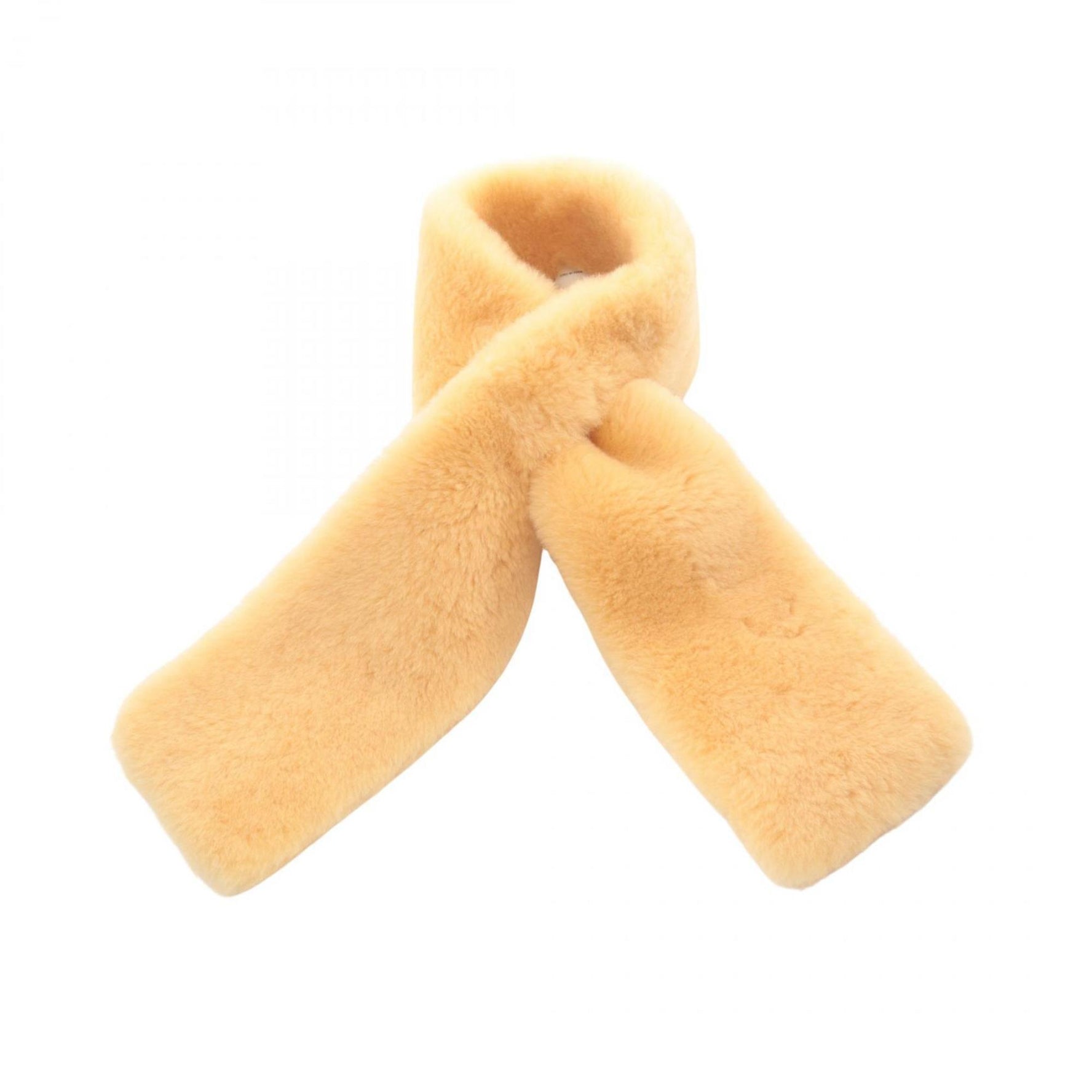 BOTTEGA VENETA Scarf Clothing Shearling Fur Women's Beige