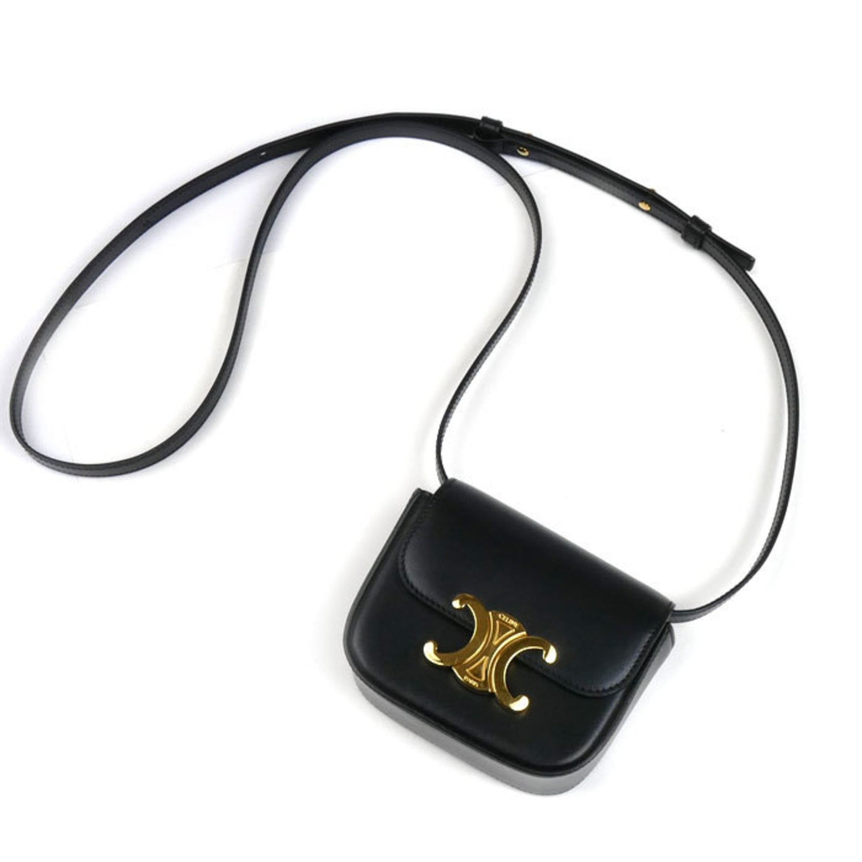 CELINE Triomphe Mini Claude Shoulder Bag