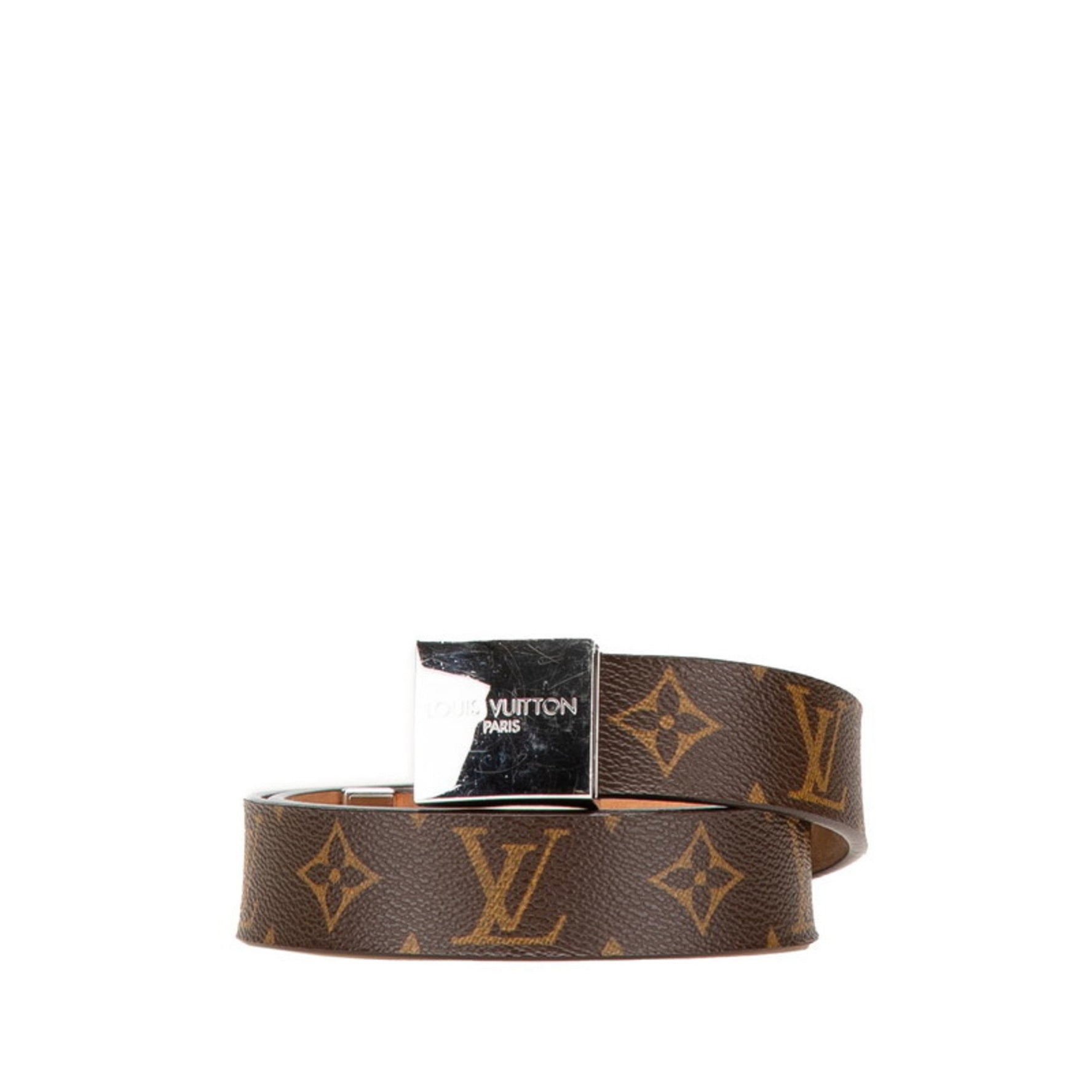 Louis Vuitton Monogram Santur Carre Belt, Size: 80 (32), Leather