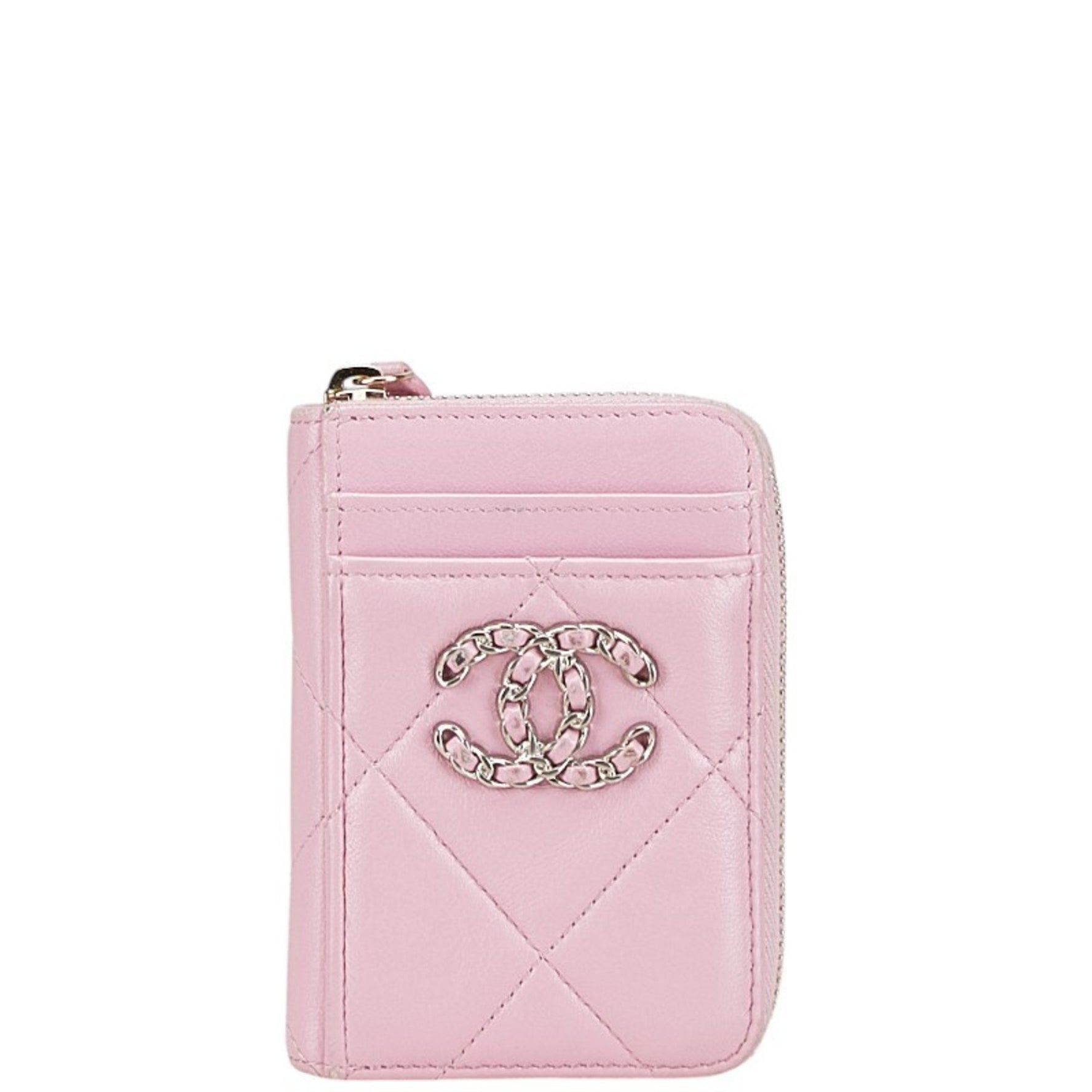 CHANEL Matelasse 19 Coco Mark Wallet/Coin Case Lambskin