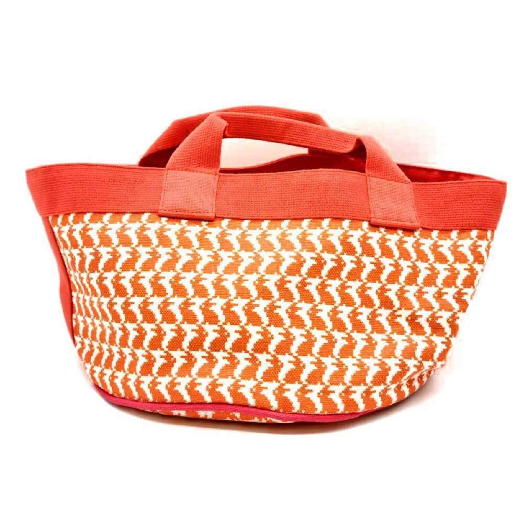 Hermès Animo Pixel Tote Bag Kids Line Canvas HERMES