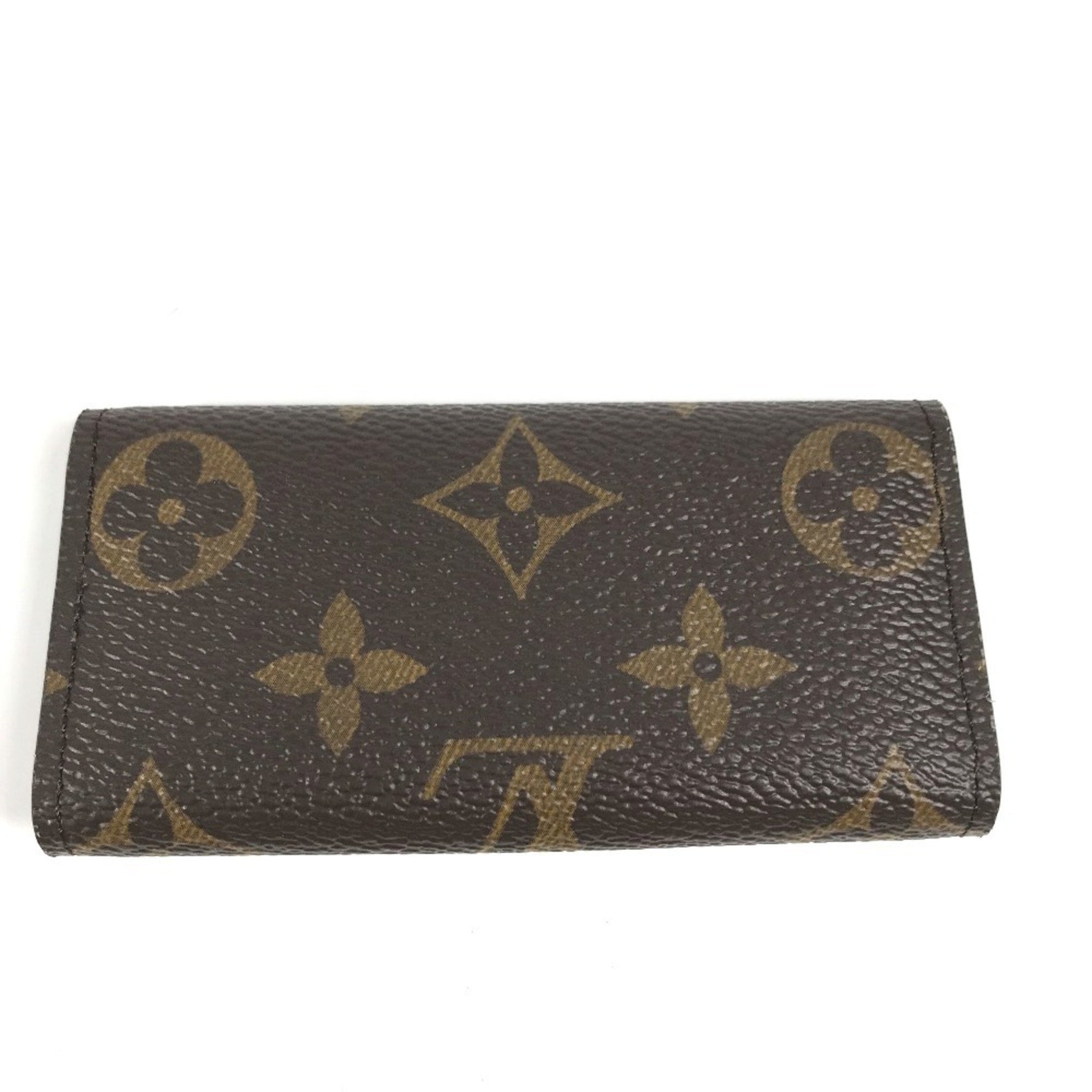 LOUIS VUITTON M69517 Monogram Multicle 4-Key Key Case, Canvas, Women's, Brown, Like New