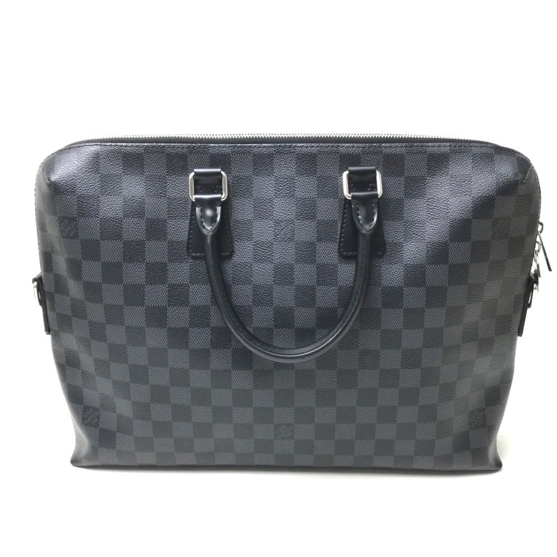 LOUIS VUITTON N48224 Damier Graphite Porte-Document-Jour 2-Way Business Bag in Canvas, Men's, Black