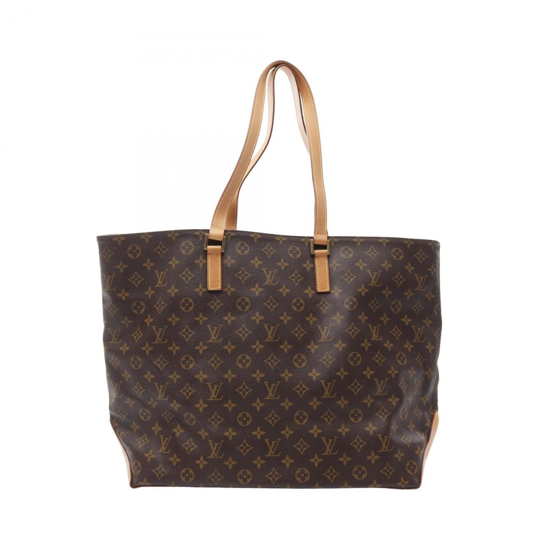 Louis Vuitton Cabalto Monogram Tote Bag Coated Canvas Leather Brown