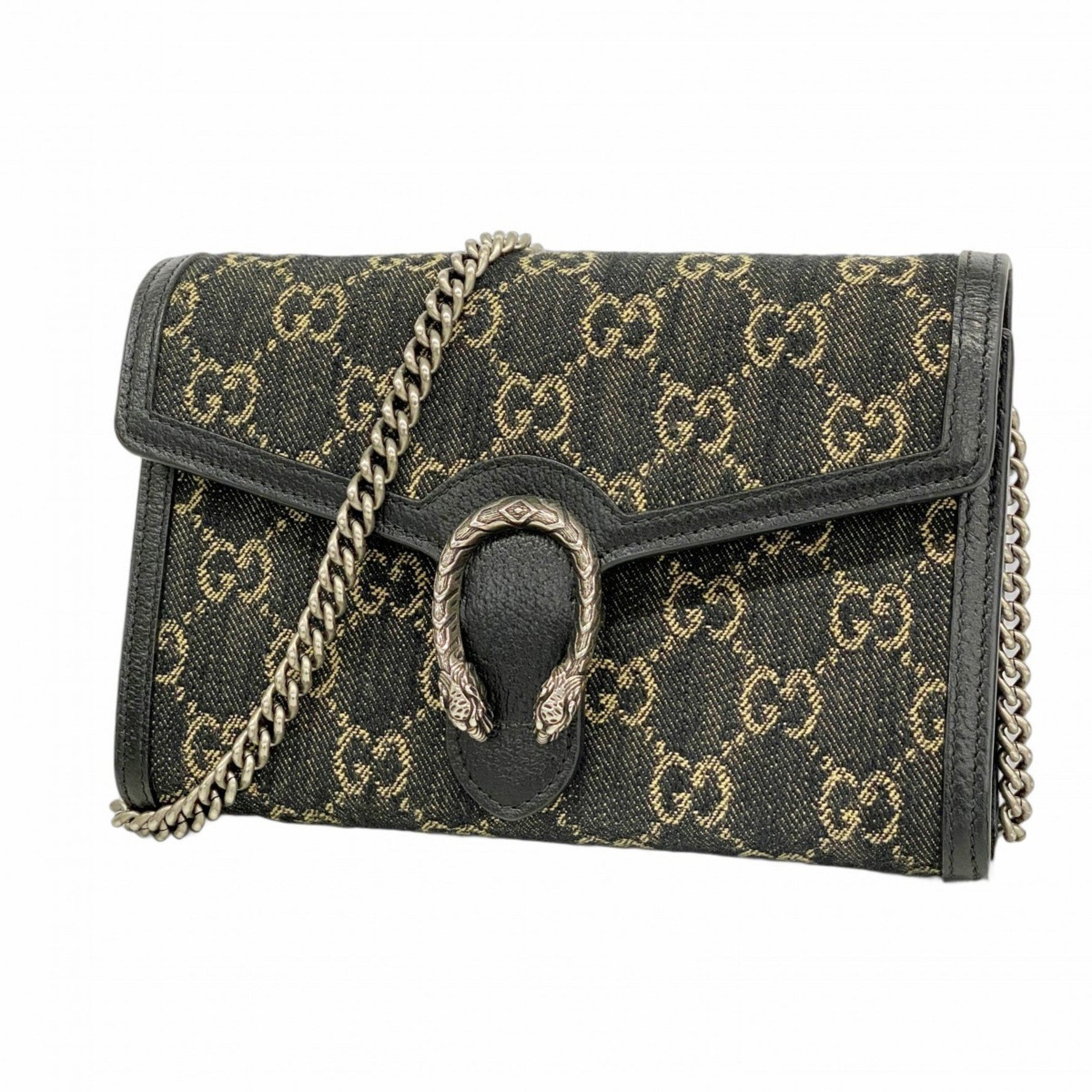 Gucci Dionysus Shoulder Wallet Denim