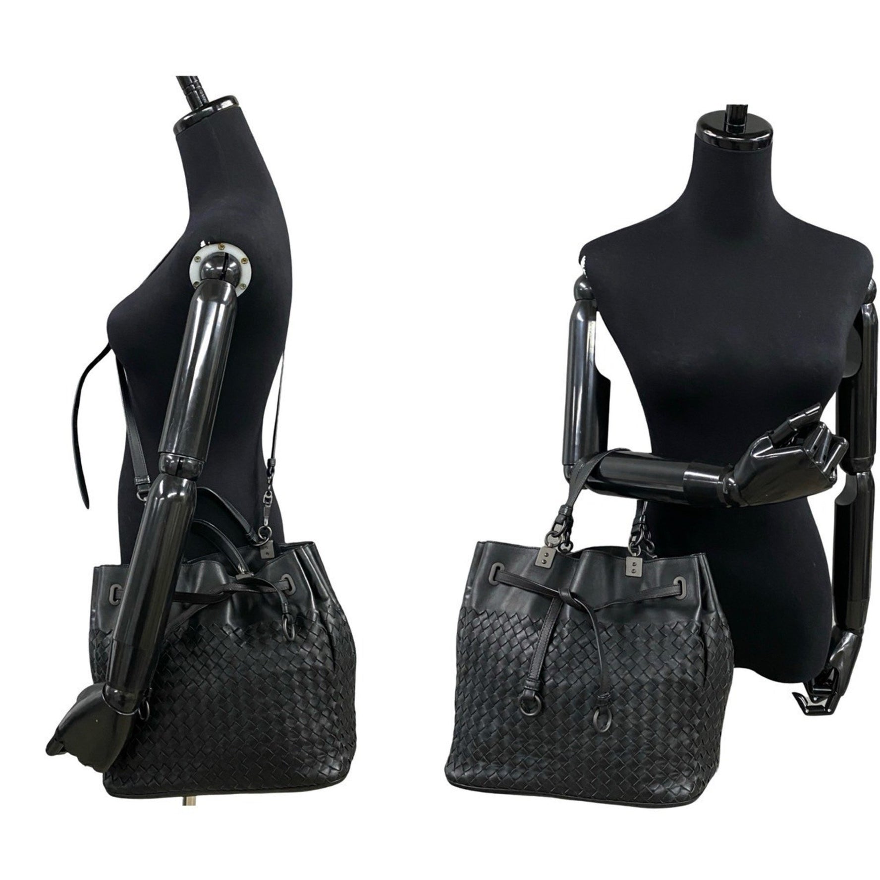 BOTTEGA VENETA Intrecciato Leather Handbag/Shoulder Bag