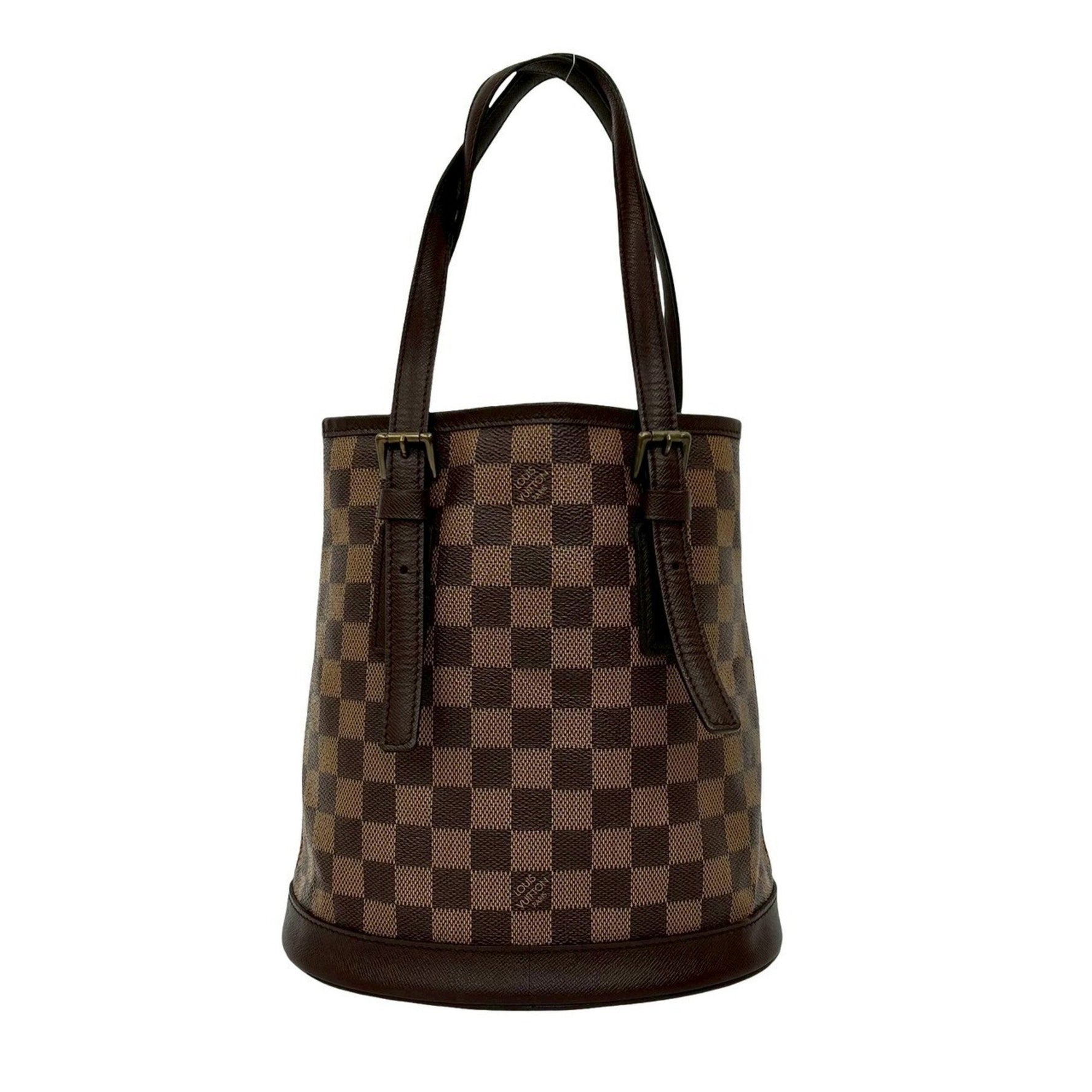 LOUIS VUITTON Vintage Mare Damier Leather Tote Bag/Semi-Shoulder Bag