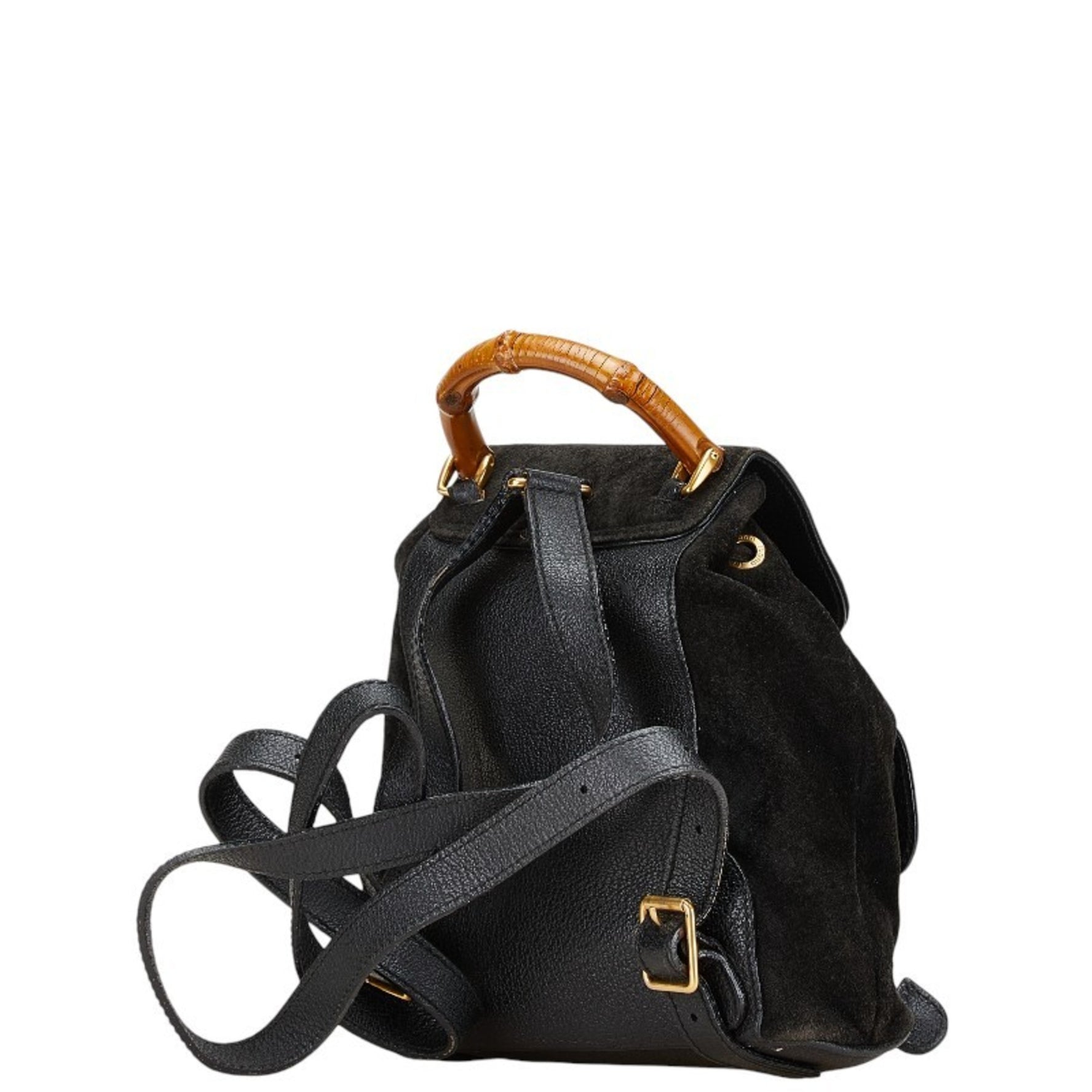 Gucci Bamboo Backpack 003 2058 0030 Leather Suede