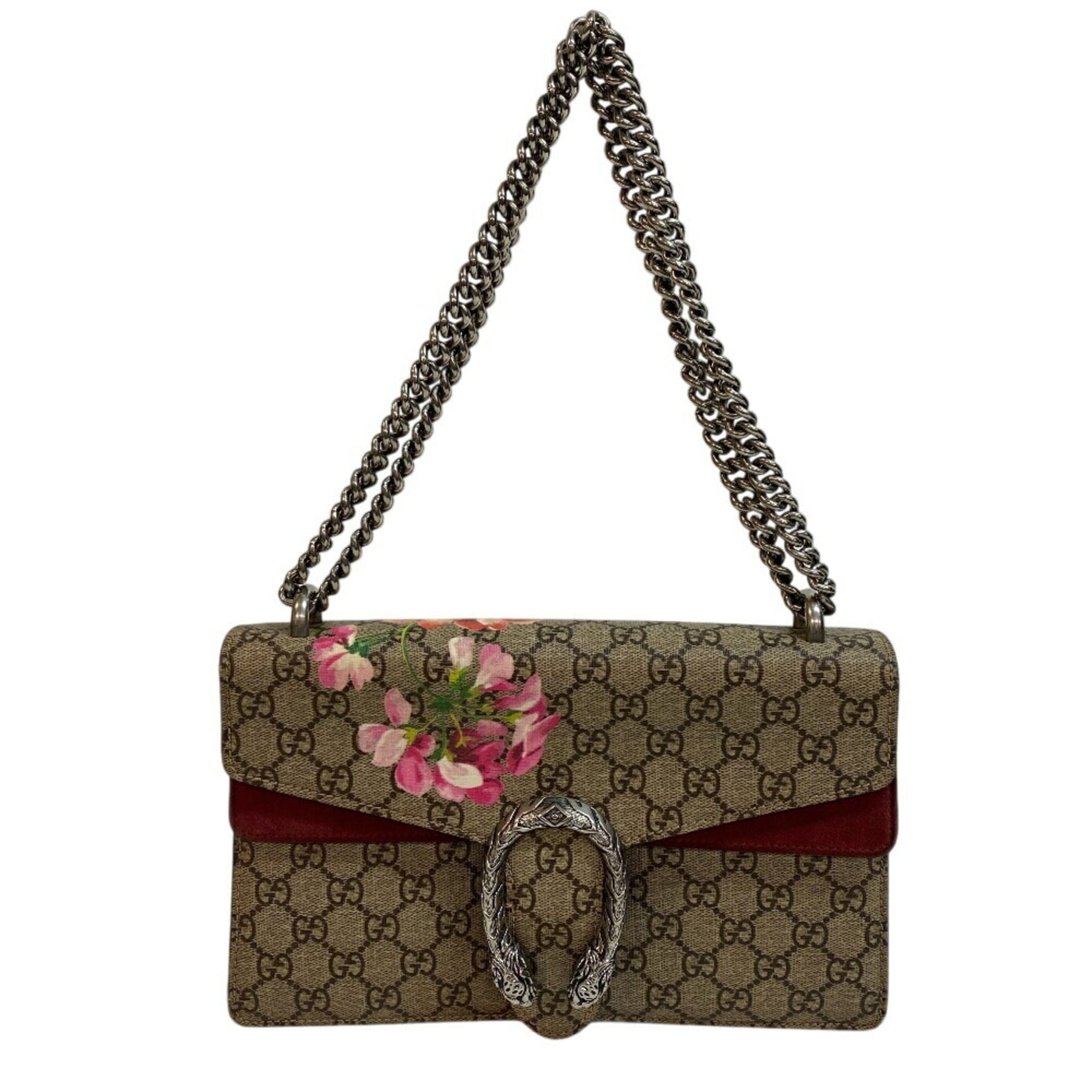 GUCCI Dionysus Chain GG Supreme Shoulder Bag, Beige